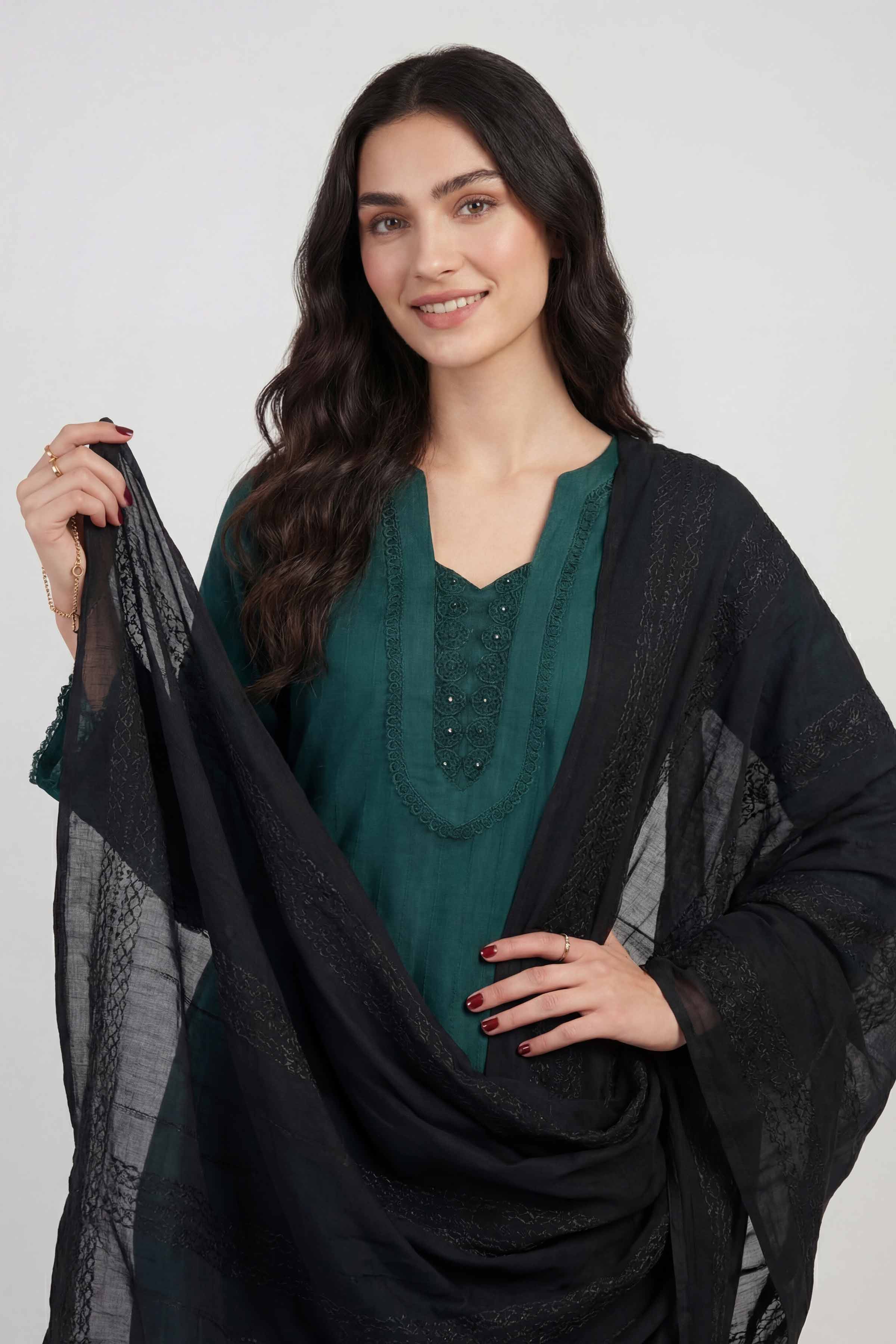 Black Women Scarf-447492103