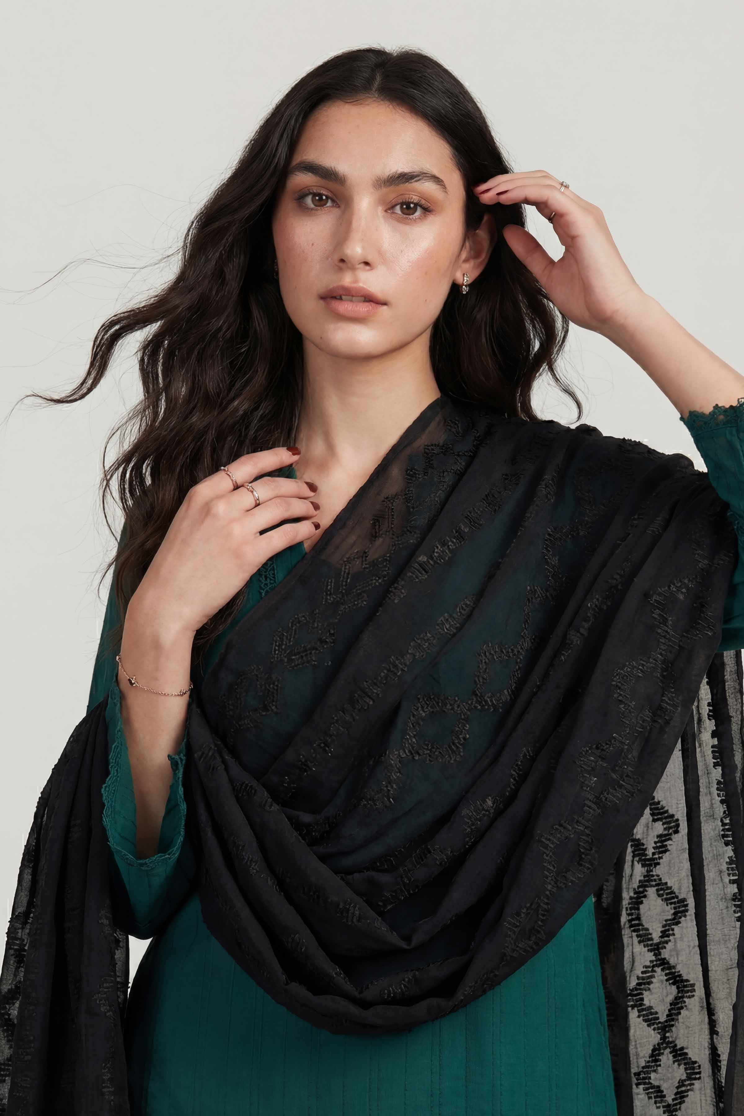 Black Women Scarf-447502103