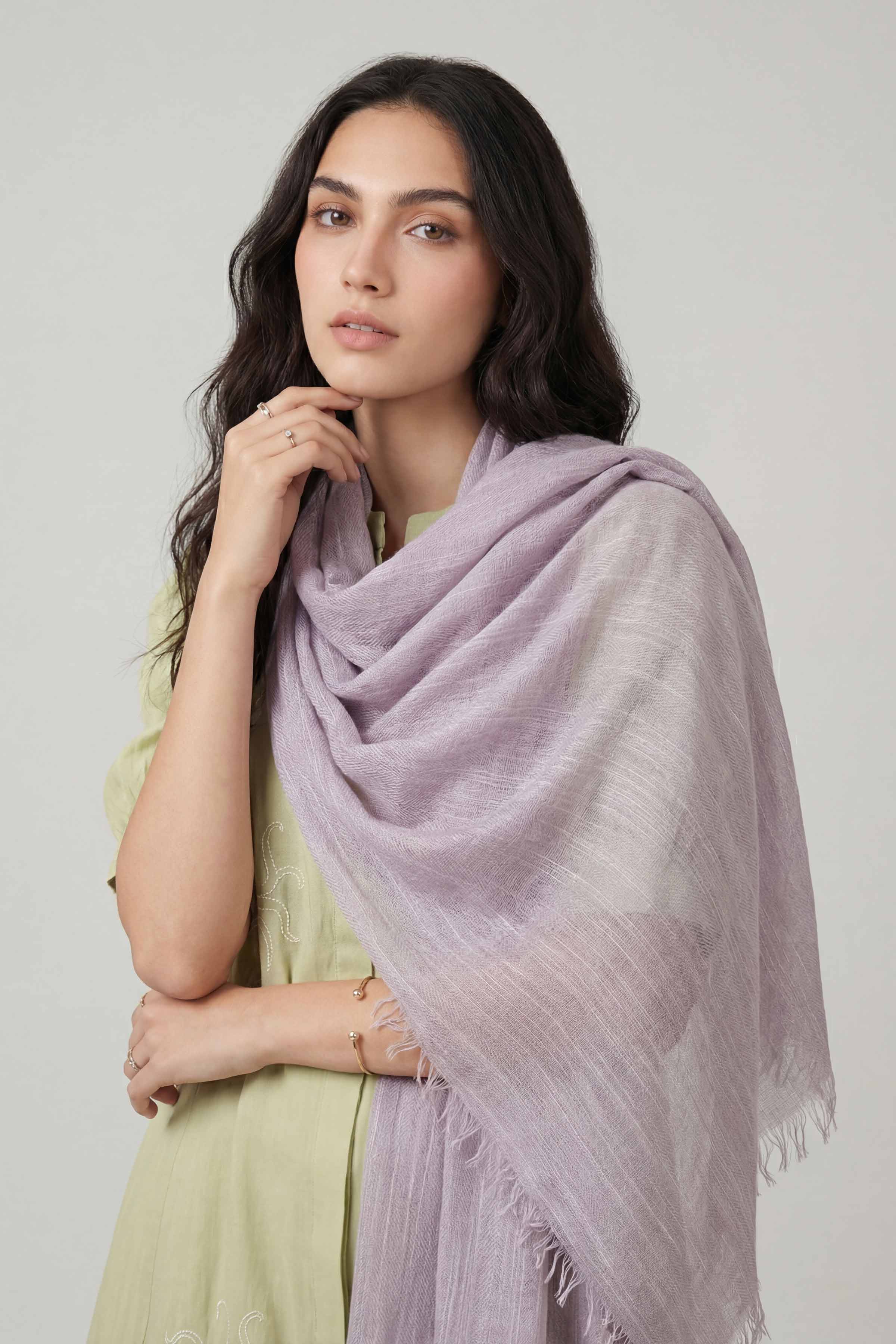 Purple Women Scarf-447522109