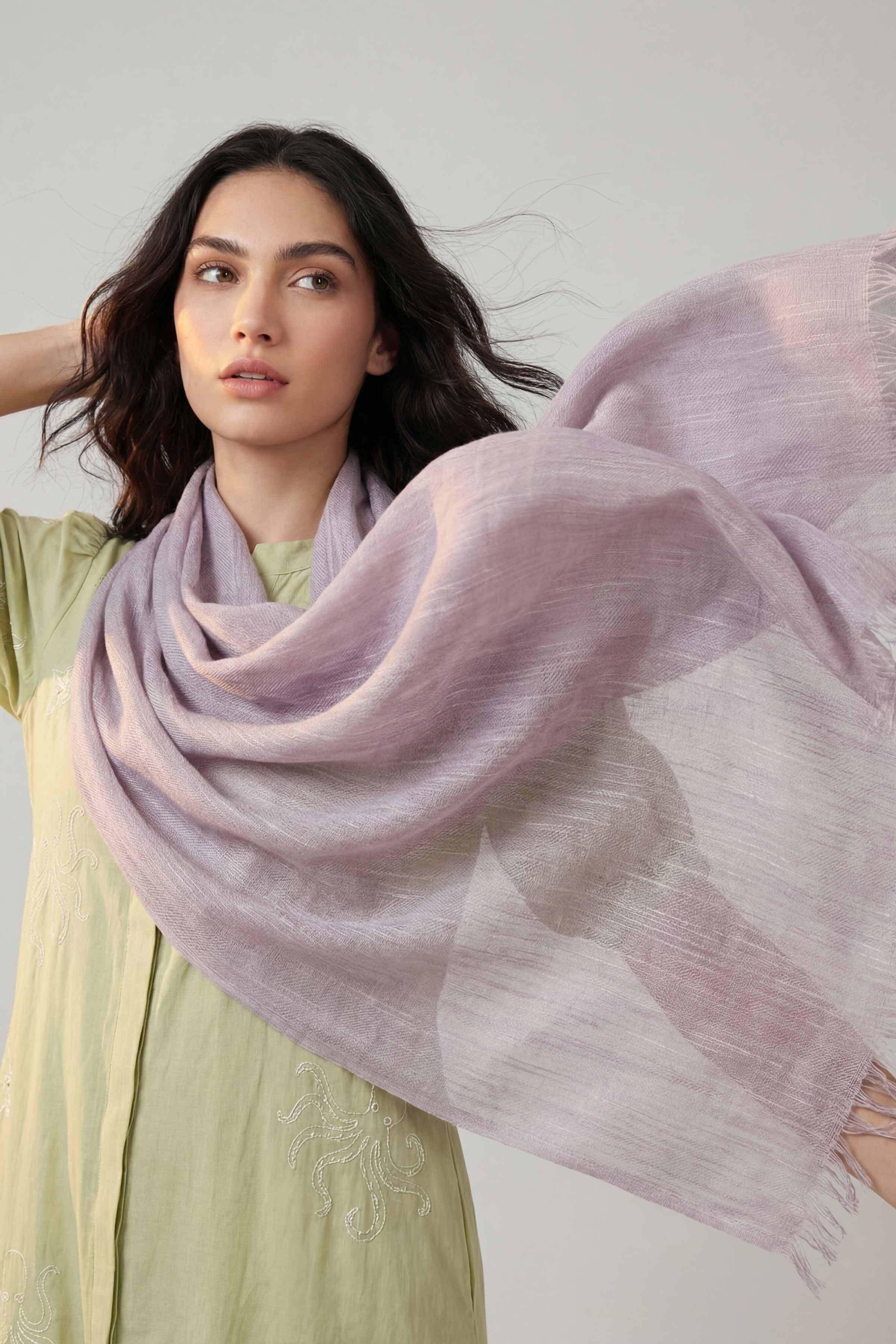 Purple Women Scarf-447522109