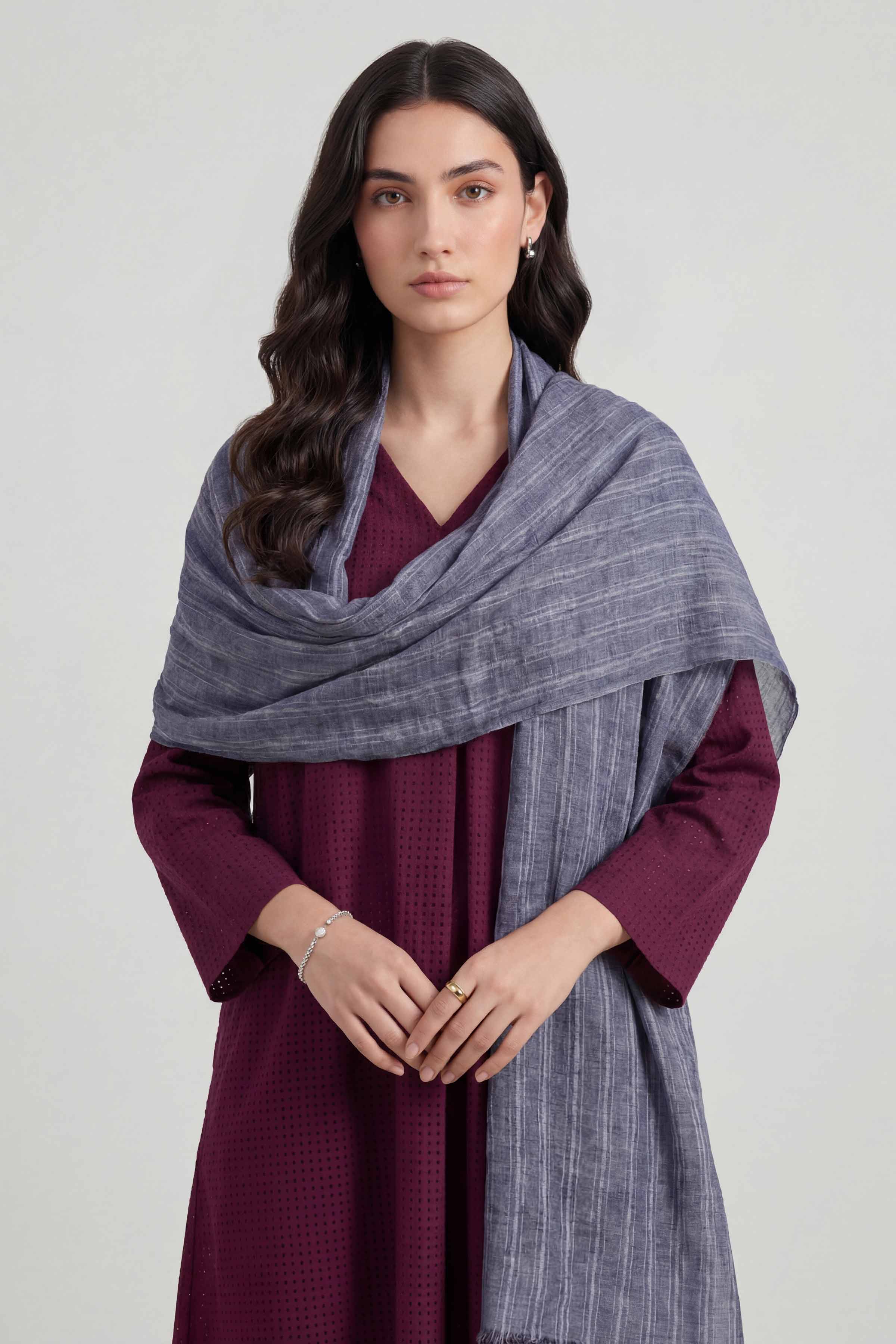 Navy Women Scarf-447742121