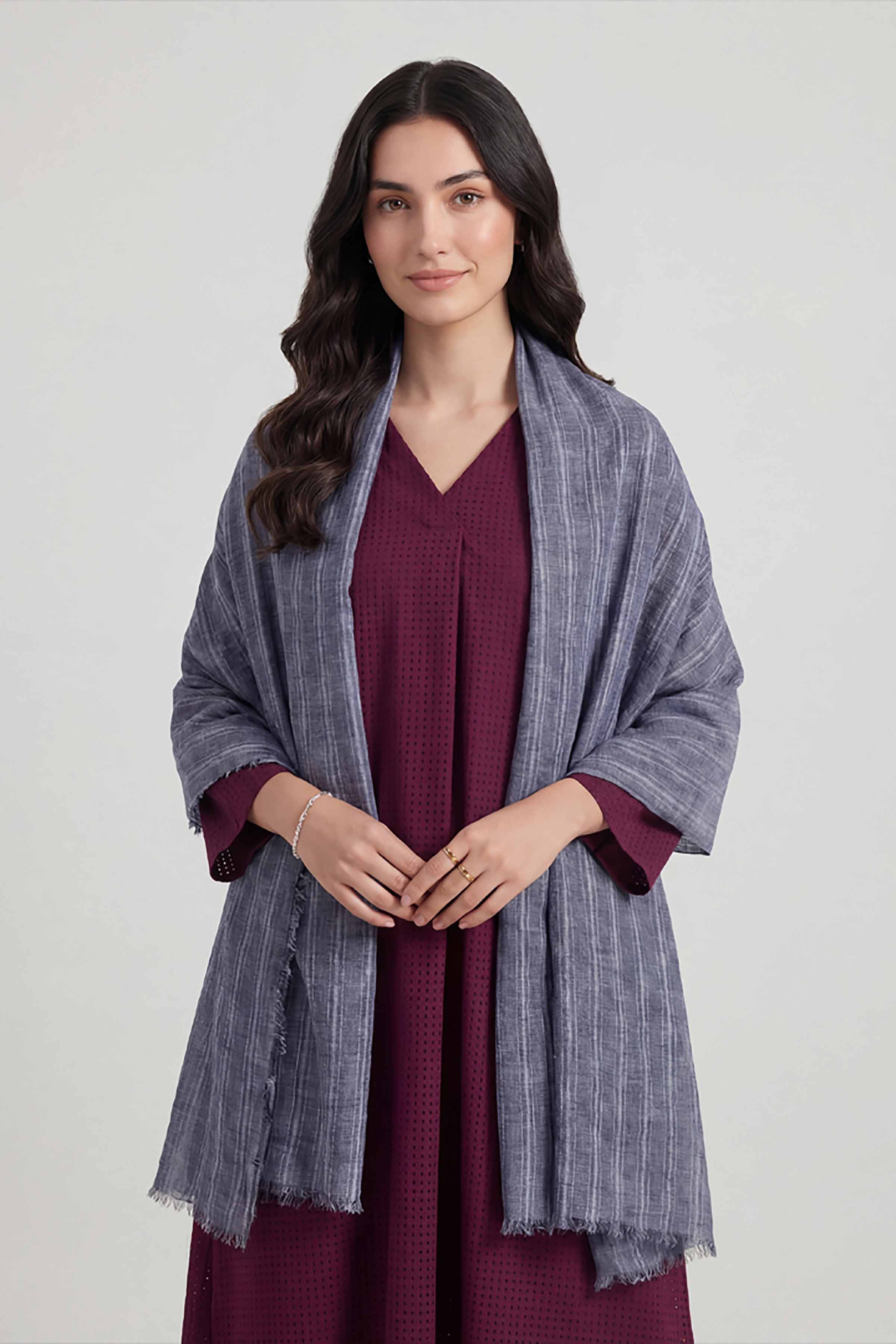 Navy Women Scarf-447742121