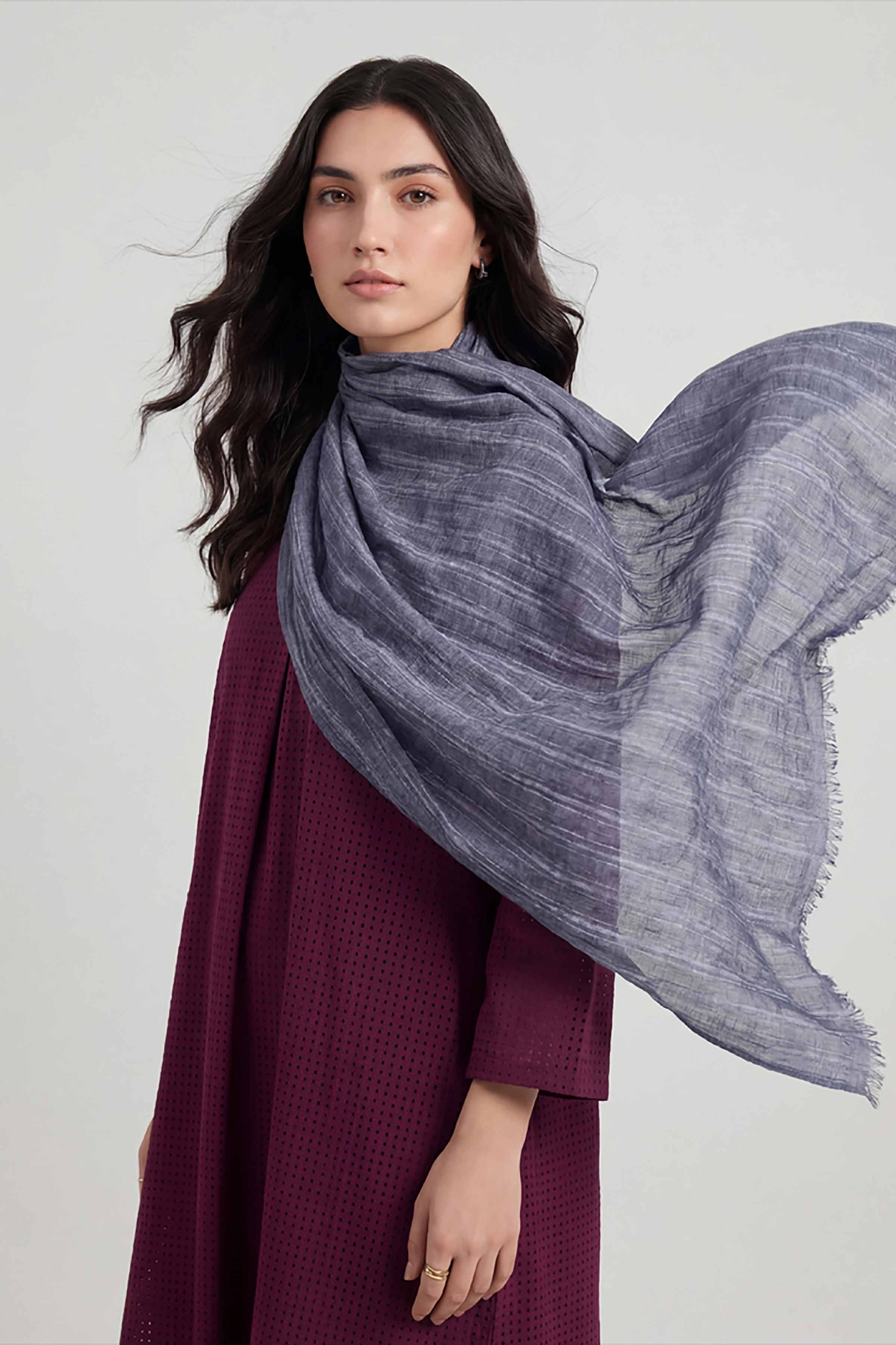 Navy Women Scarf-447742121