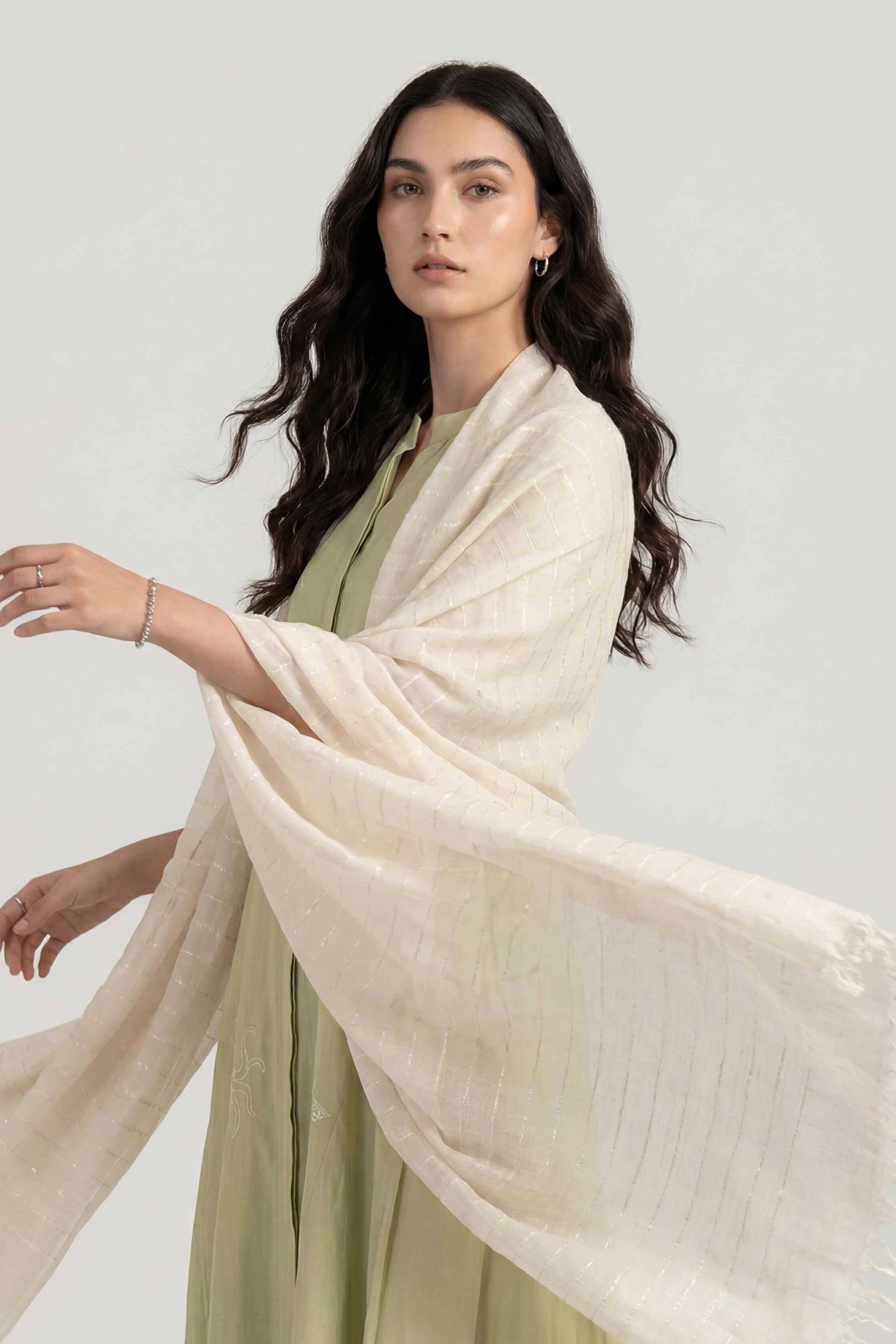 White Women Scarf-447752112