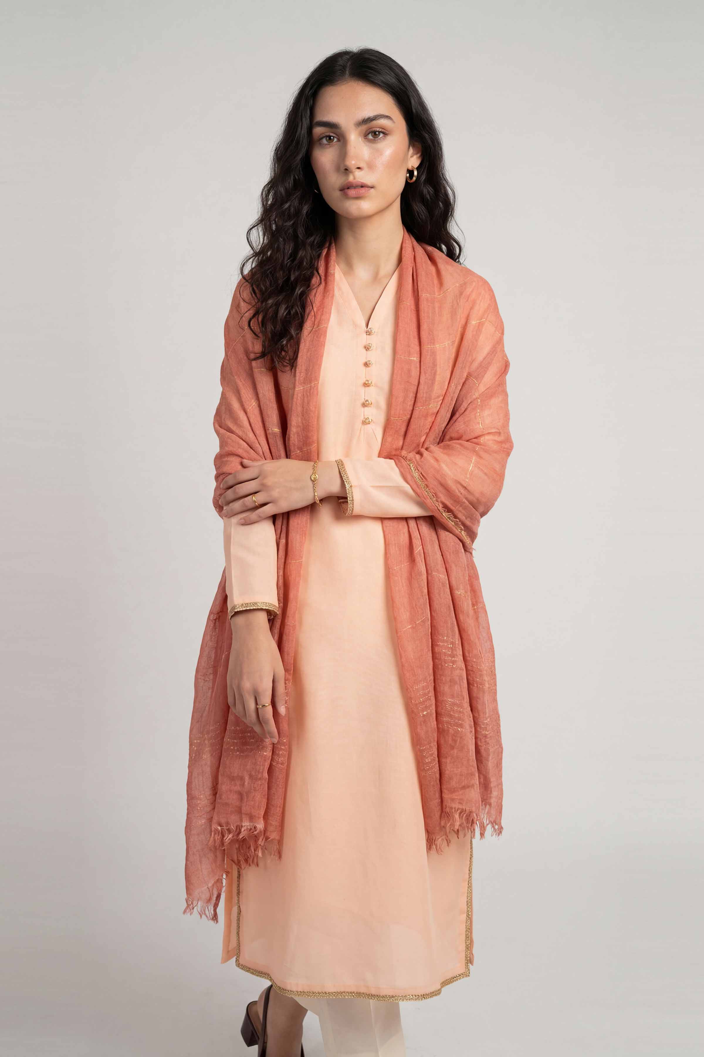 Red Women Scarf-447772101