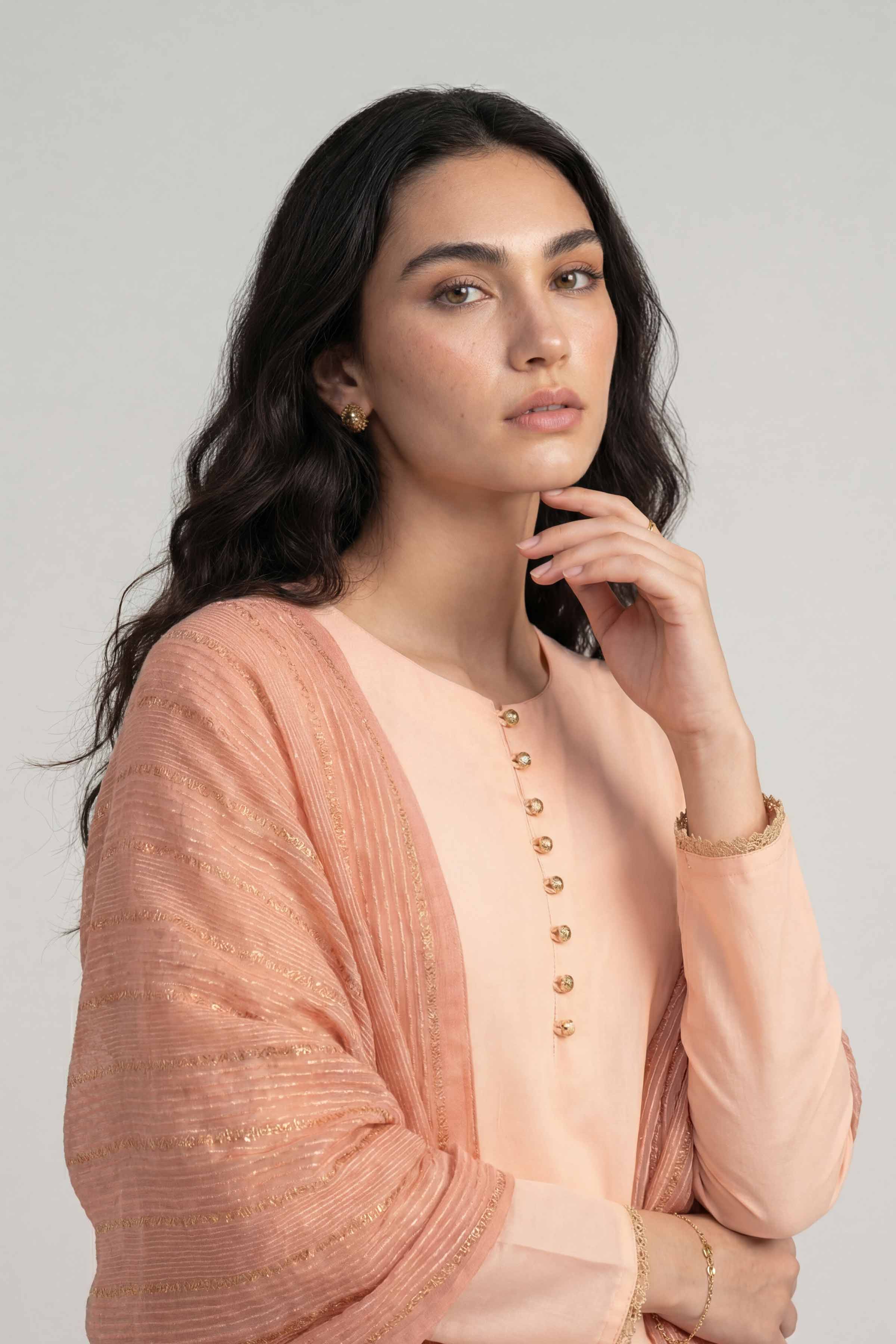 Orange Women Scarf-447792106