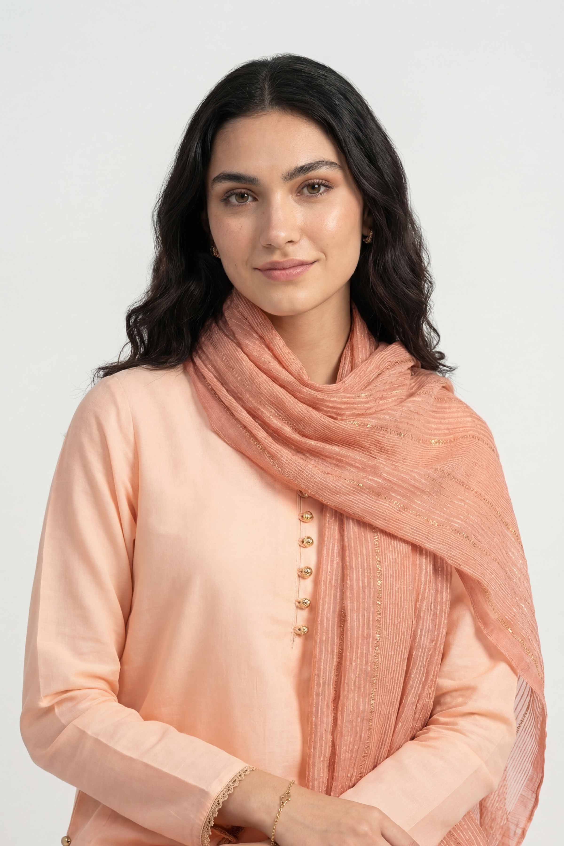 Orange Women Scarf-447792106