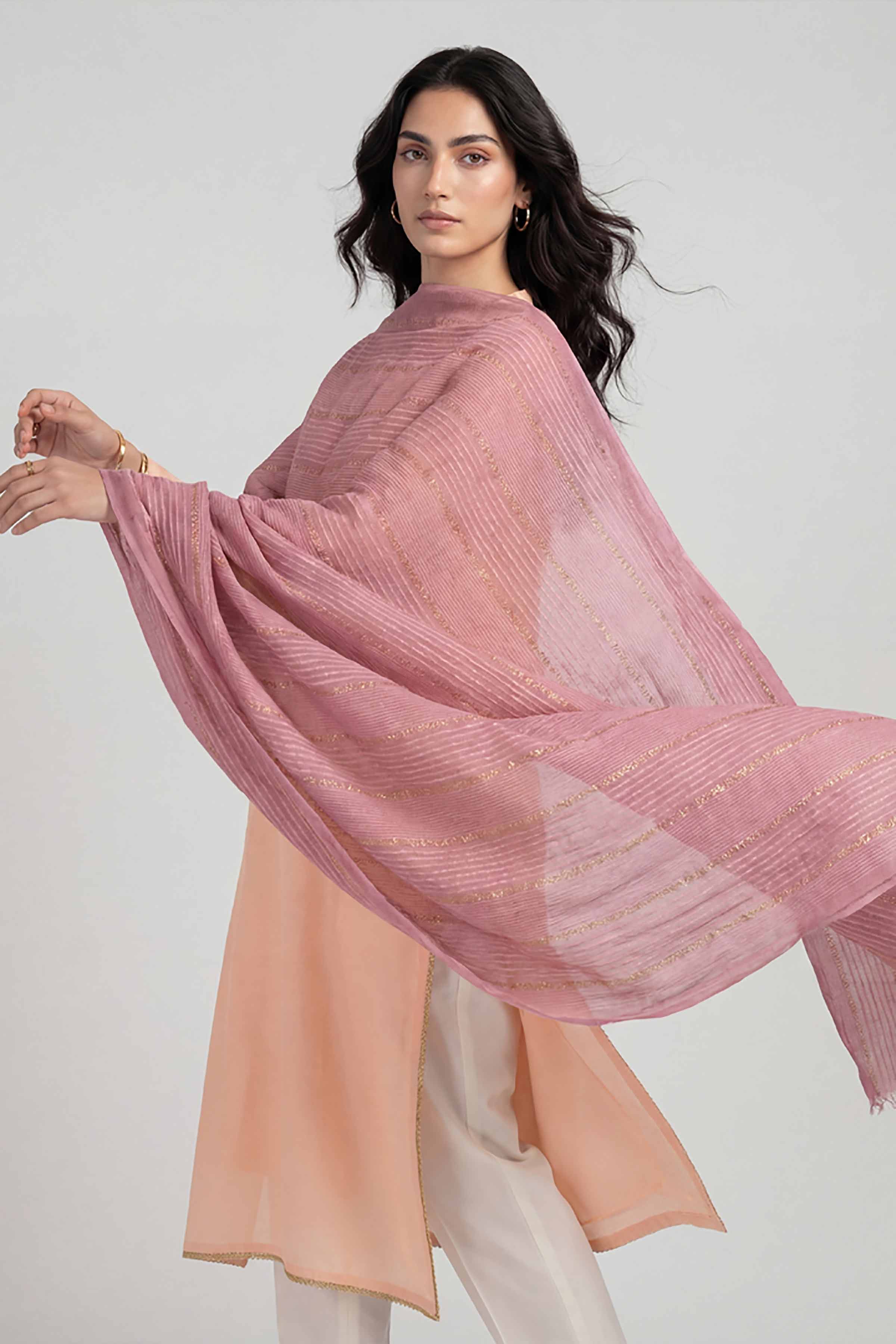 Purple Women Scarf-447792109