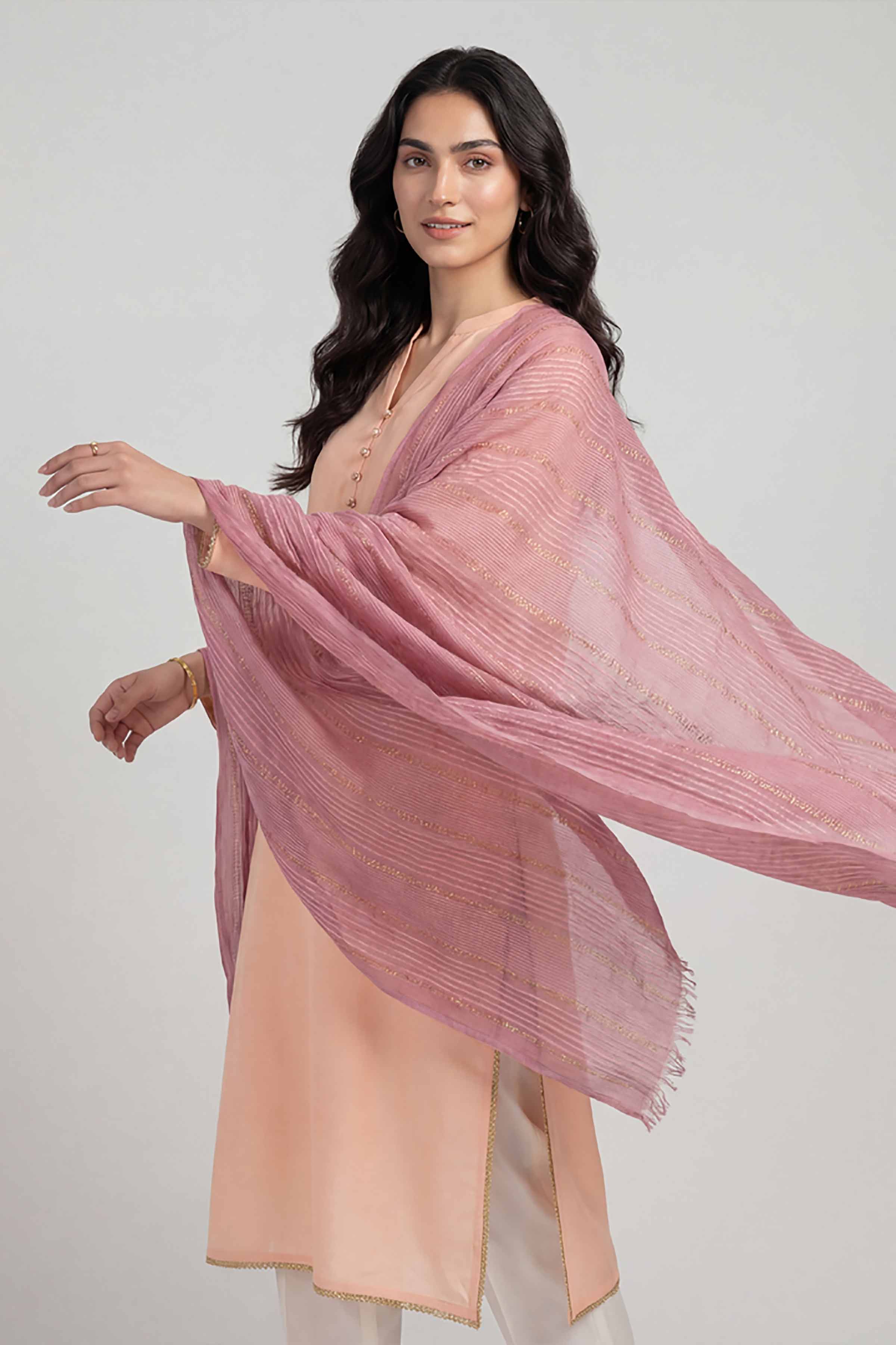 Purple Women Scarf-447792109