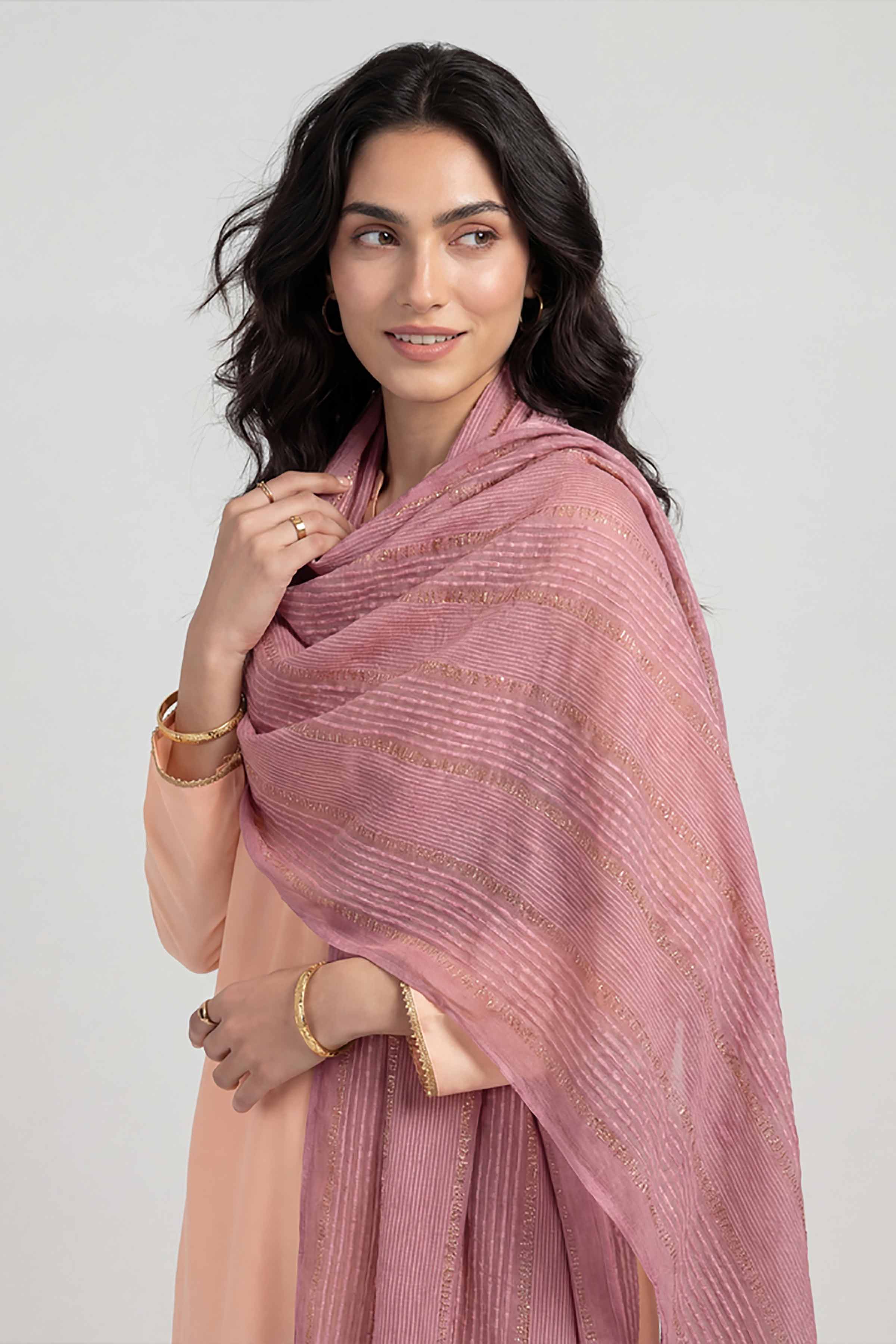 Purple Women Scarf-447792109