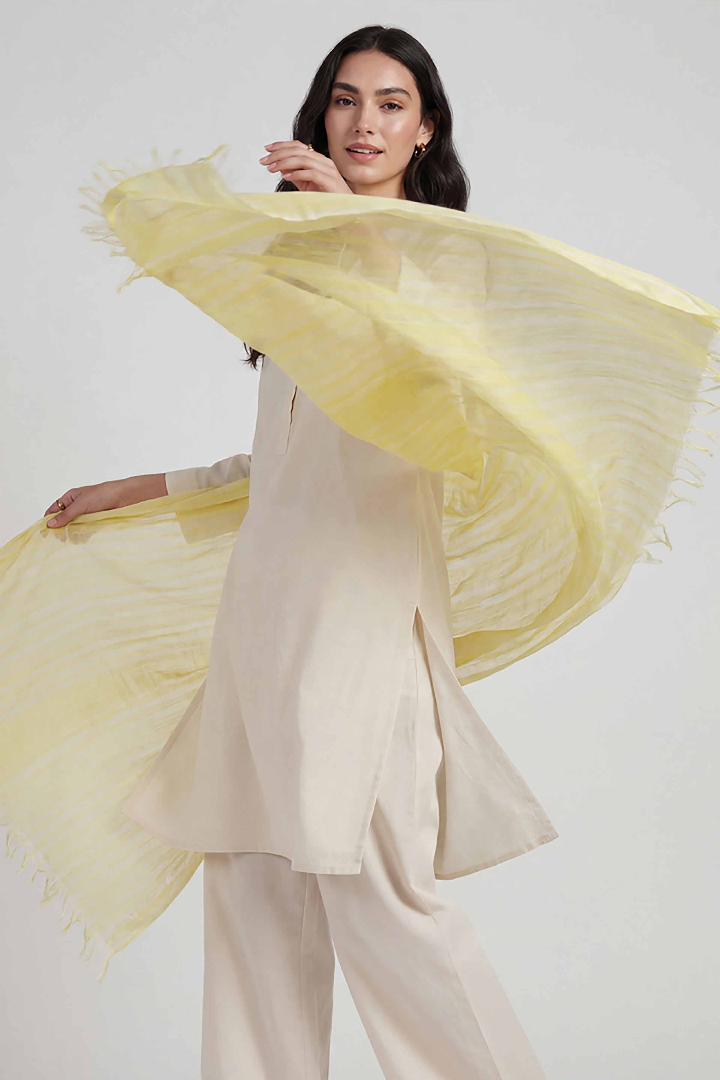 Yellow Women Scarf-447802102