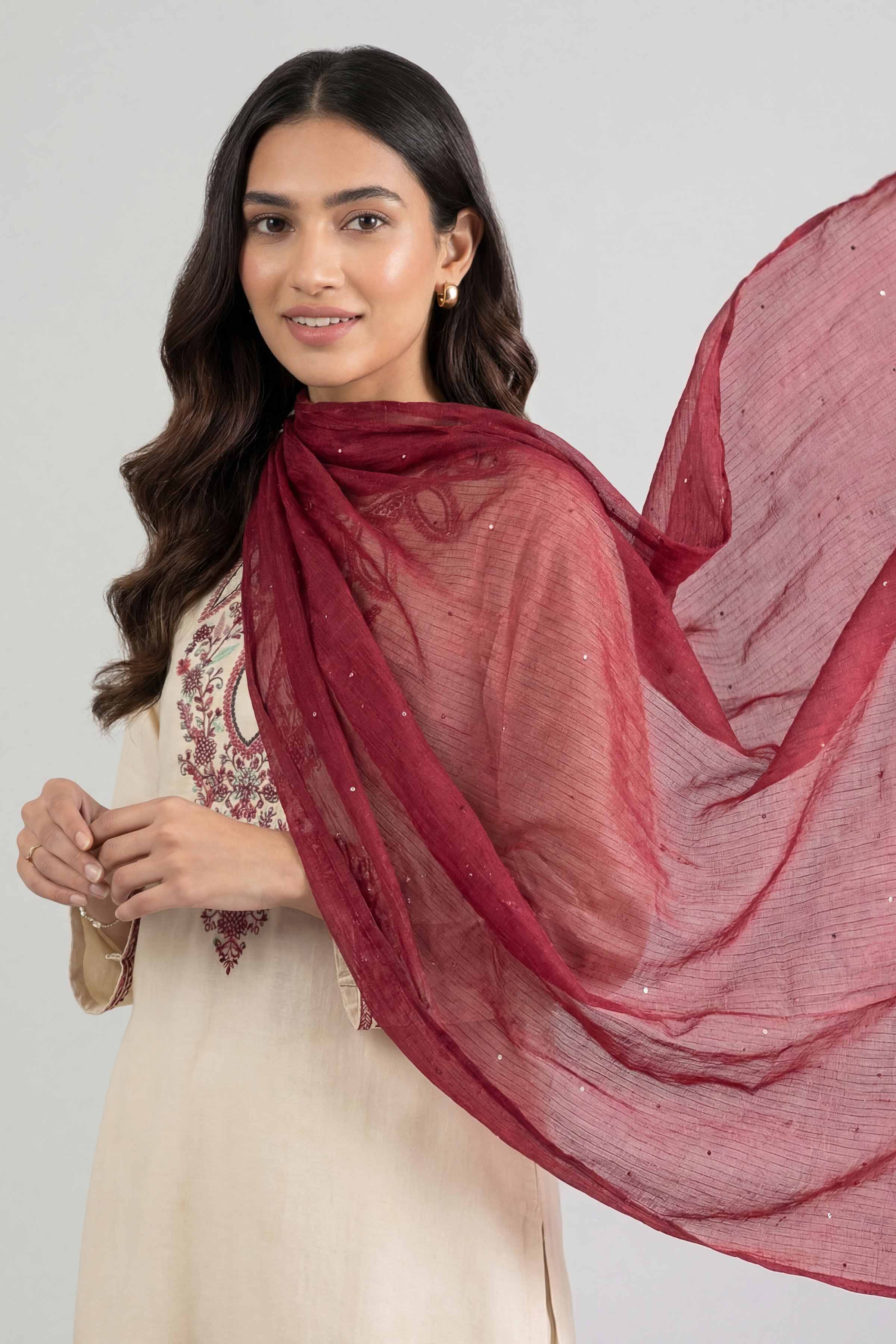 Maroon Women Scarf-447822122