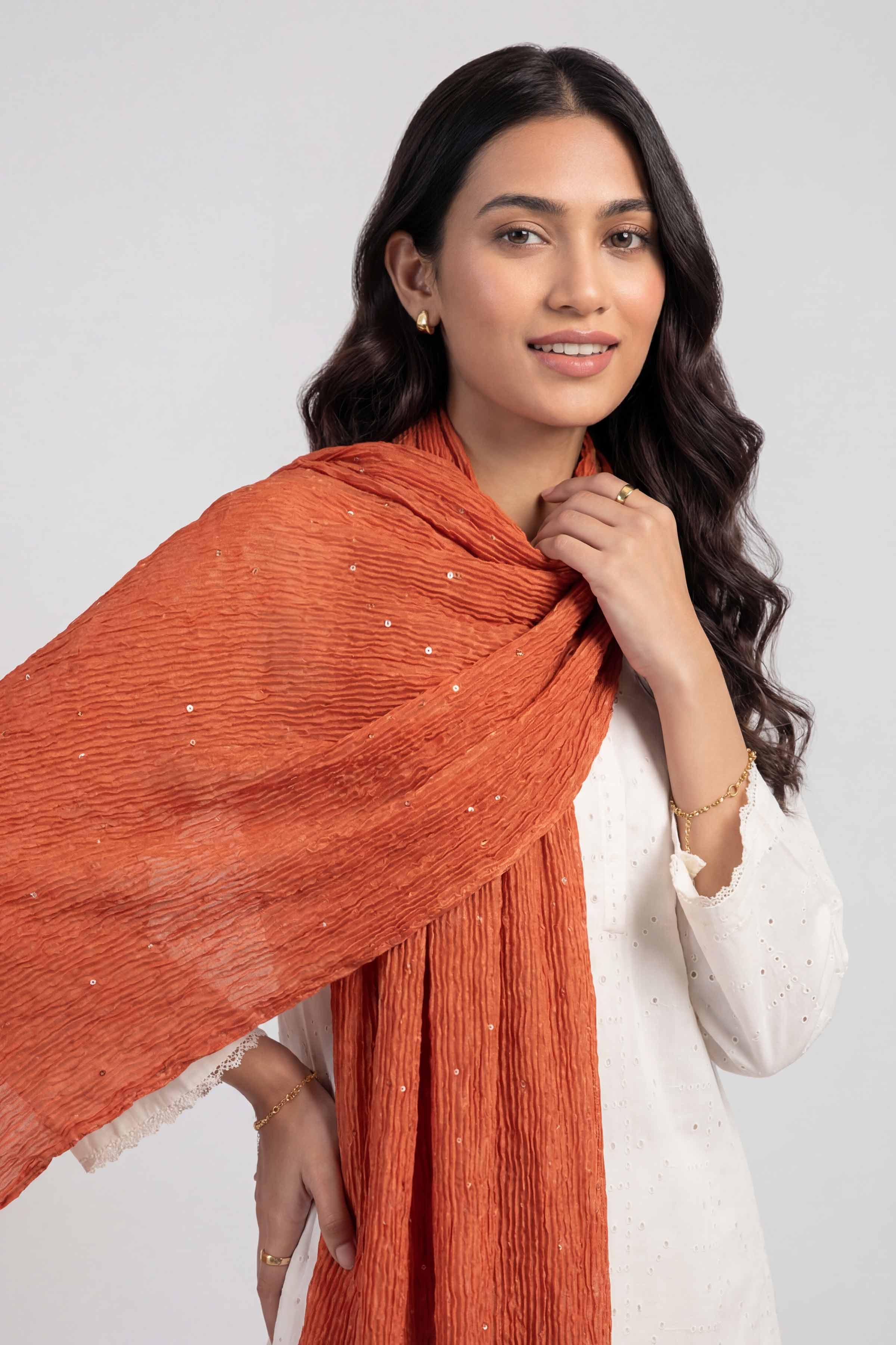 Rust Women Scarf-447832128