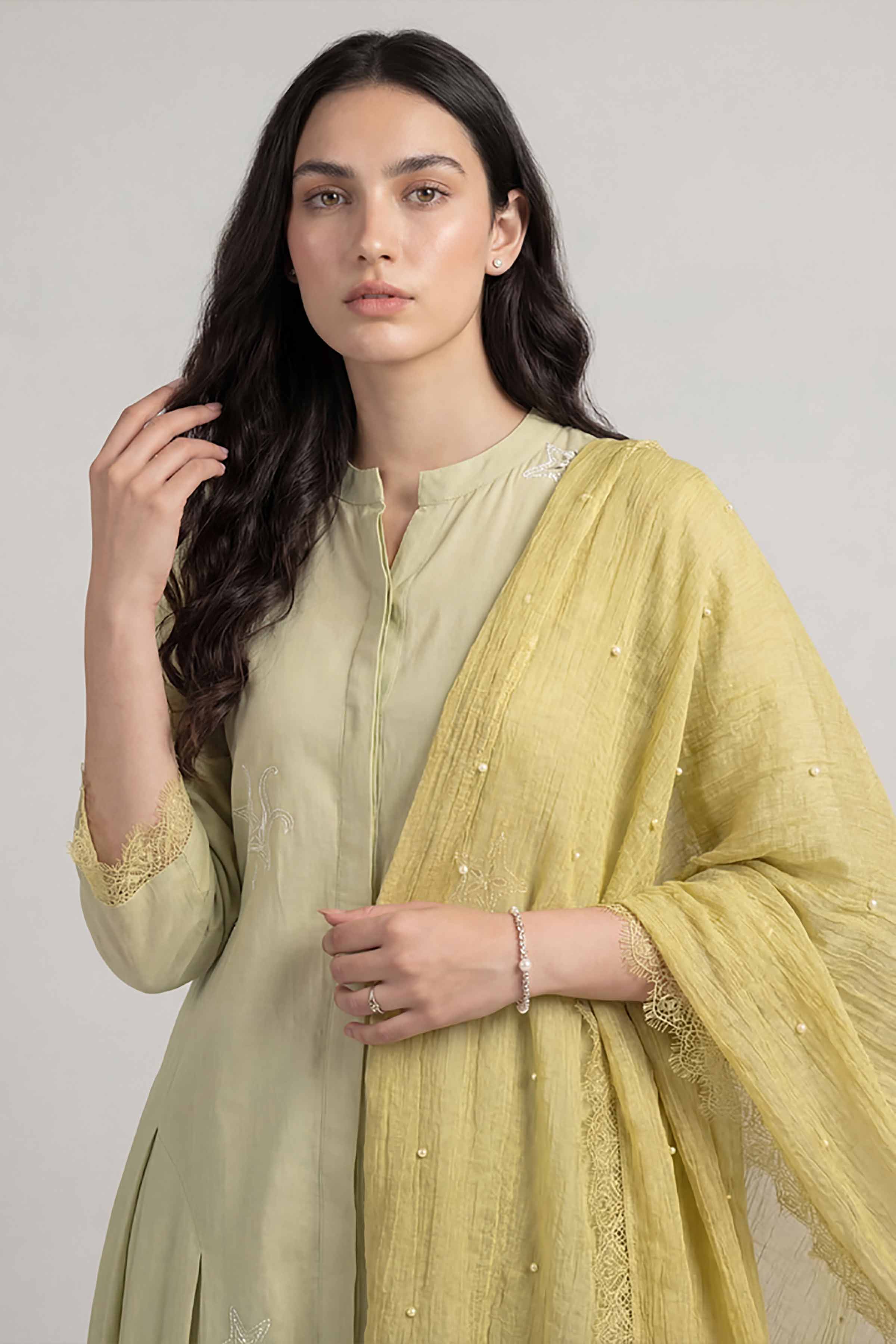 Yellow Women Scarf-447912102