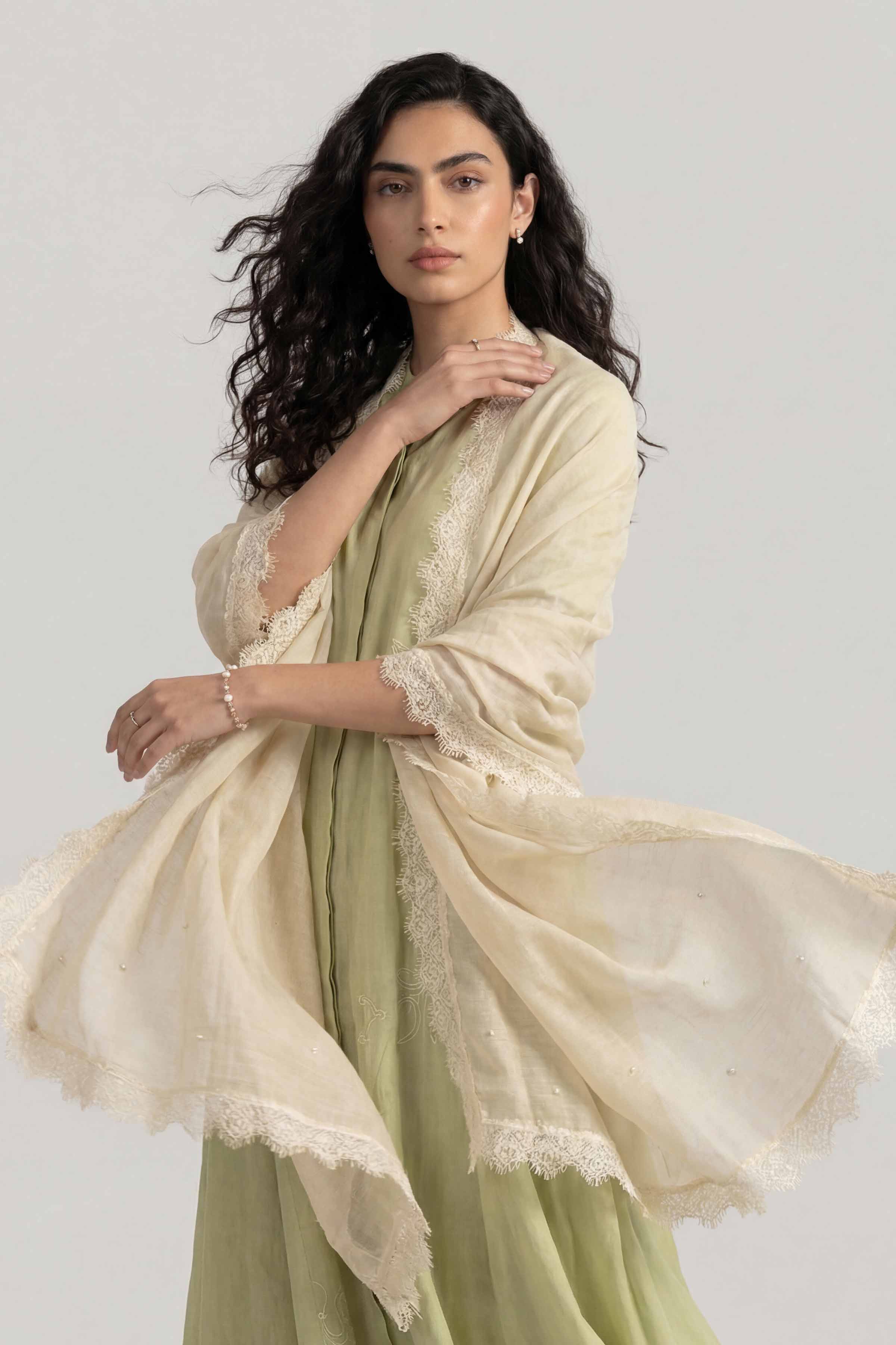 Beige Women Scarf-447912118