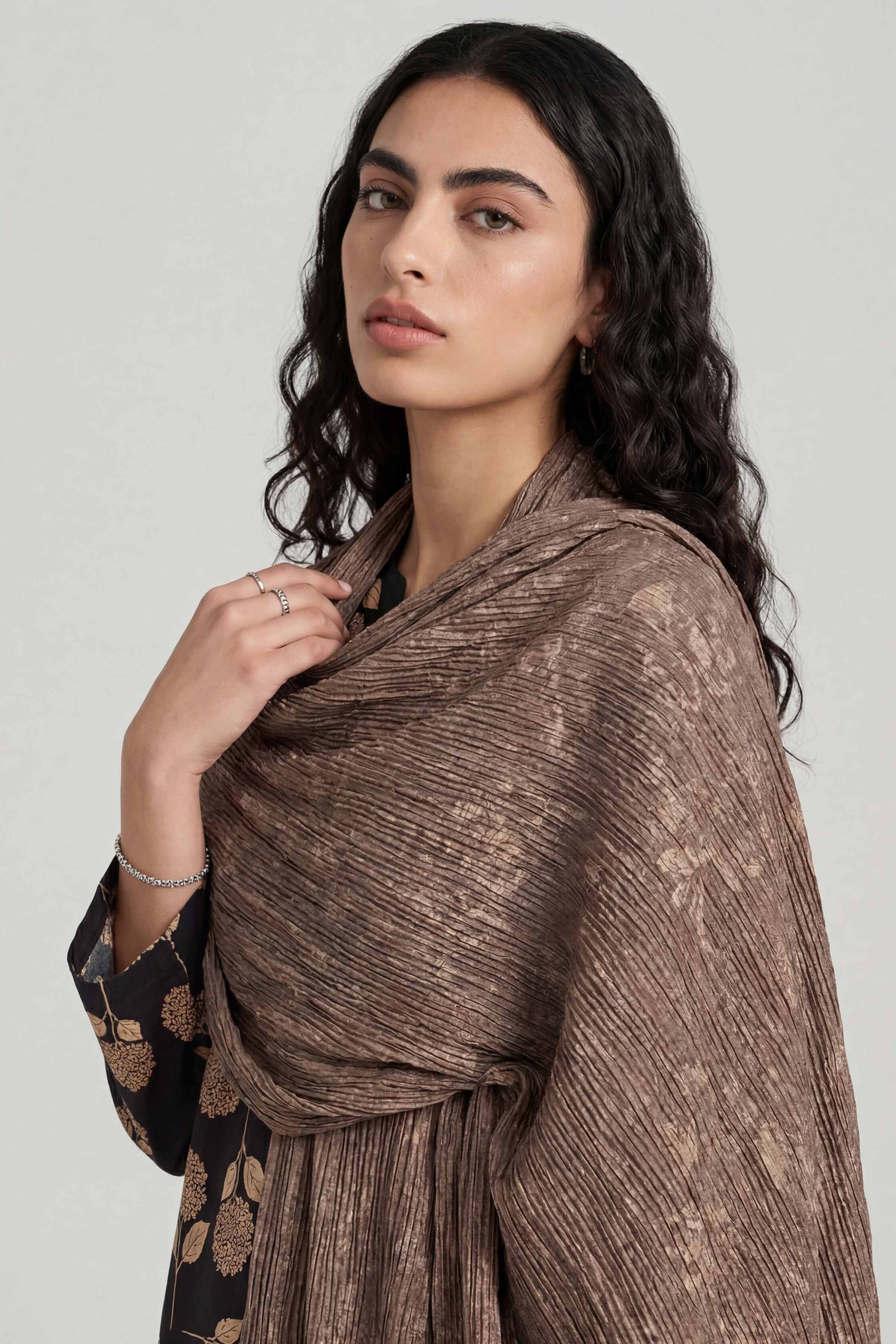 Coffee Women Scarf-447922117