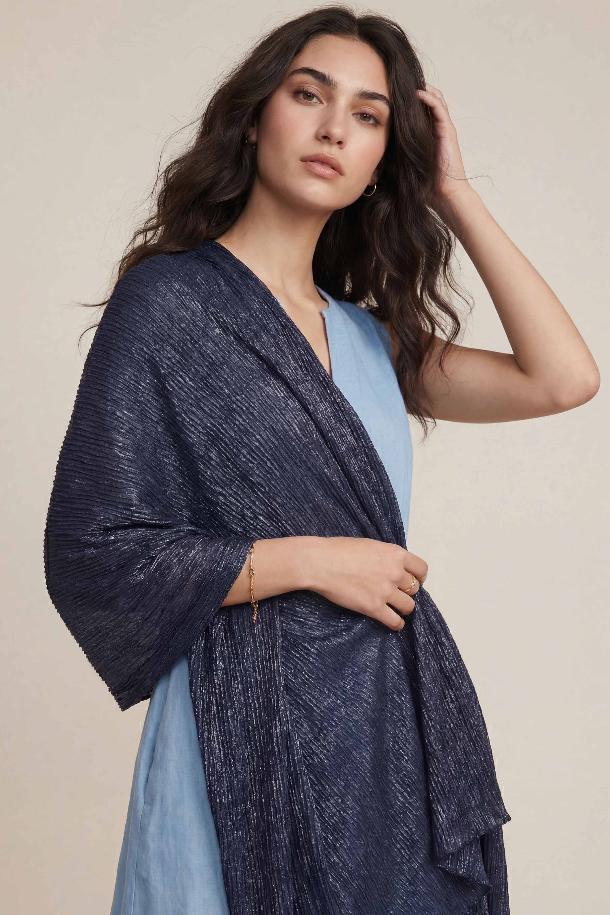 Navy Women Scarf-447922121