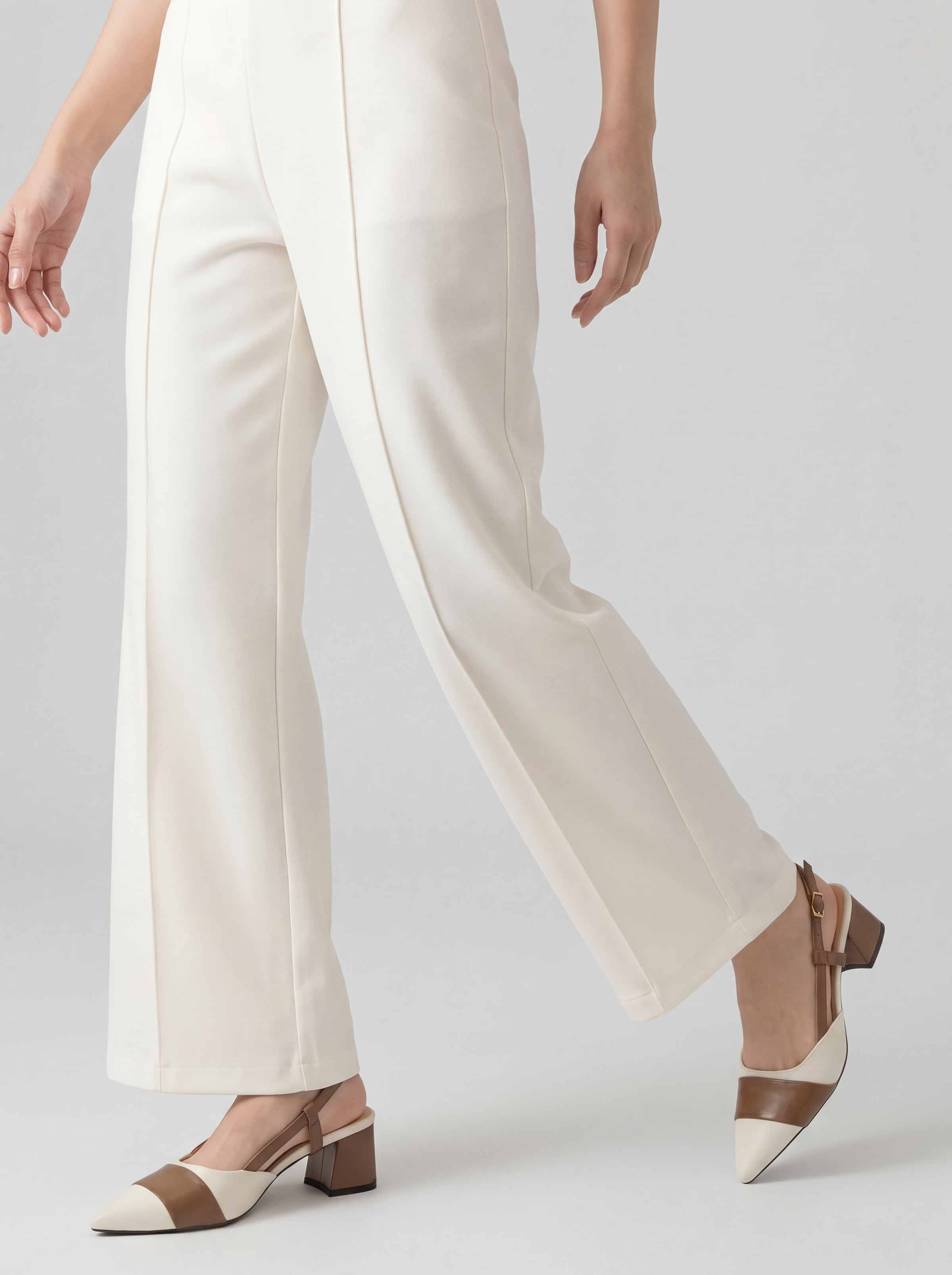 Dyed Pants-White