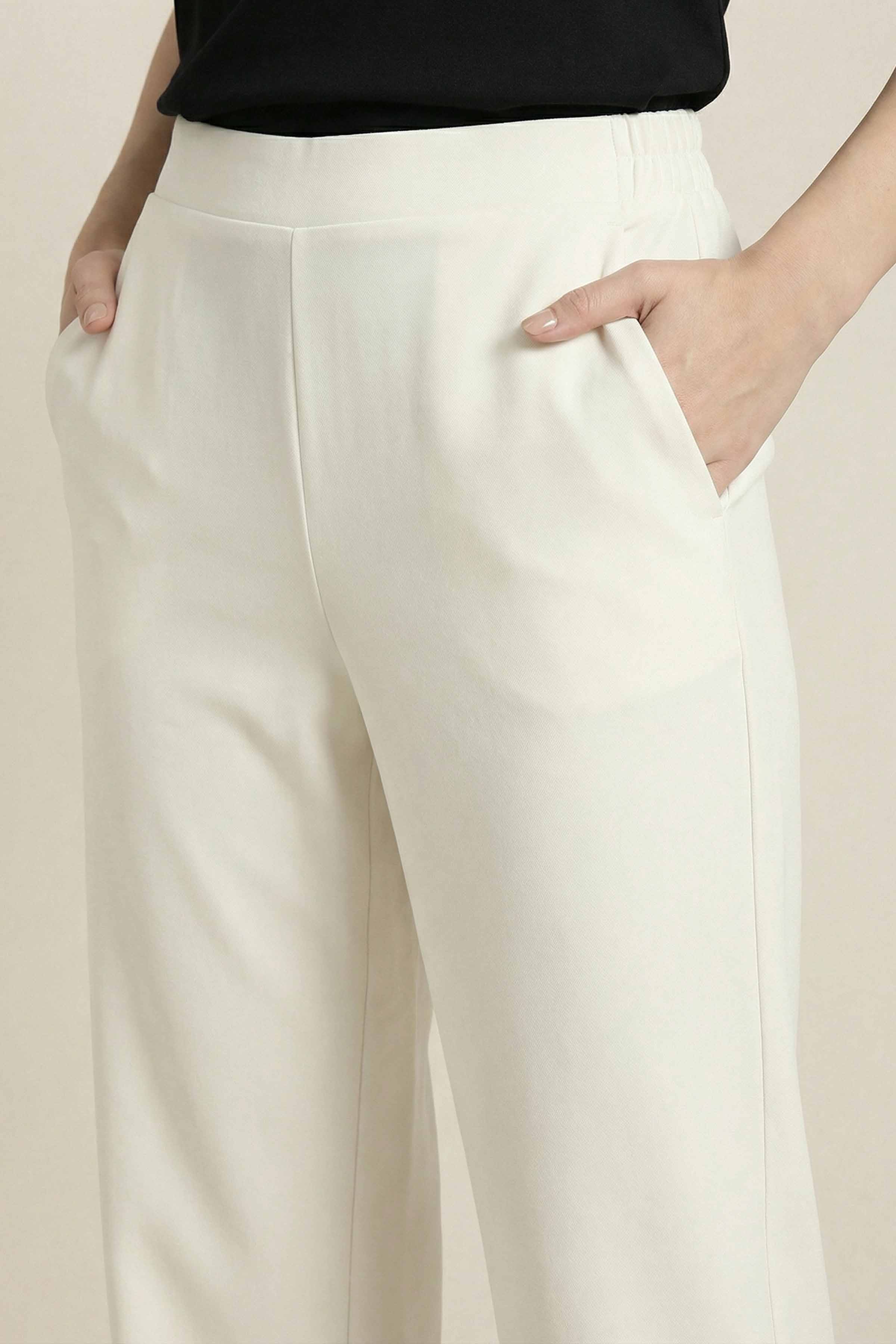 Off White Women Pants-447950107