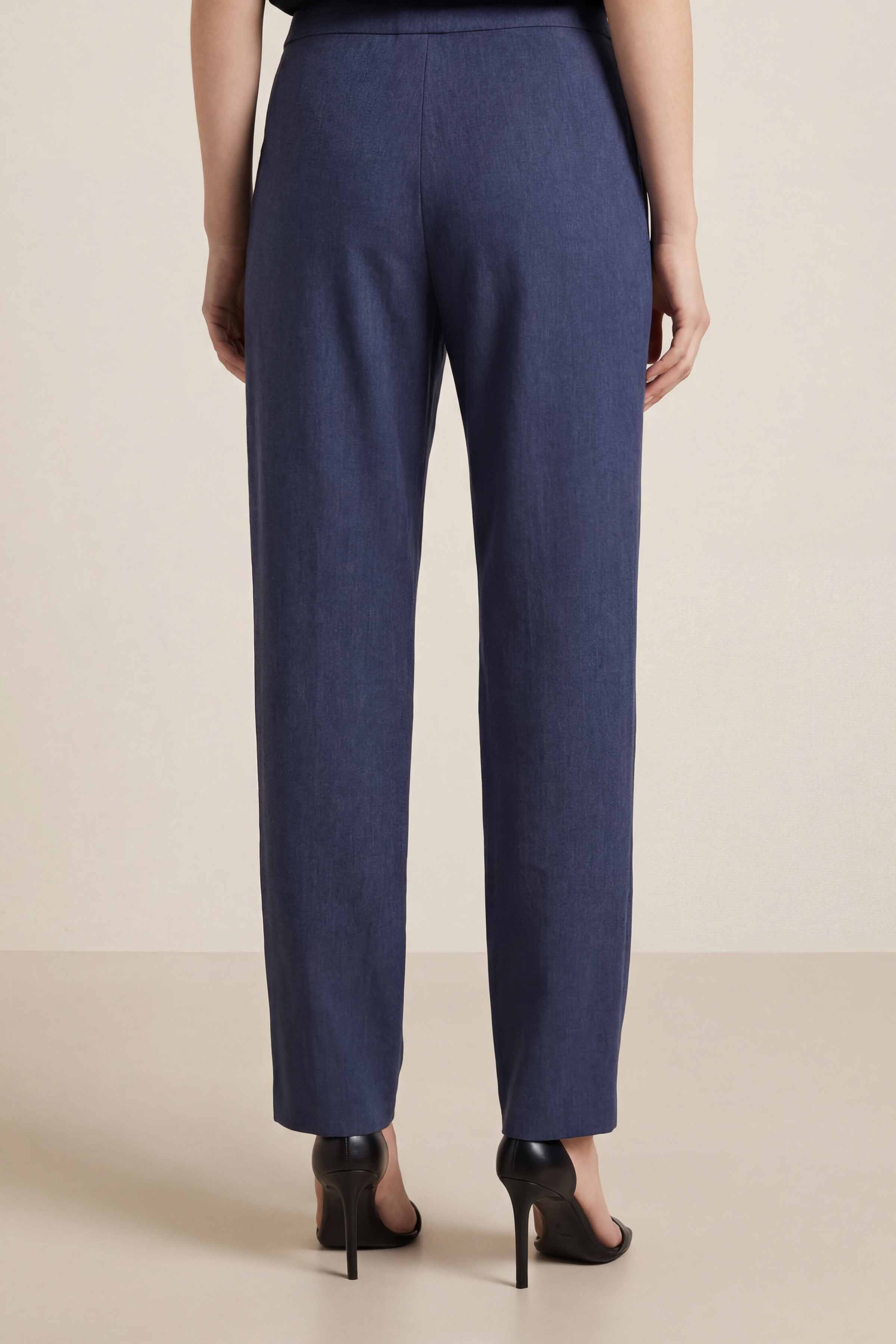 Navy Women Pants-447960121