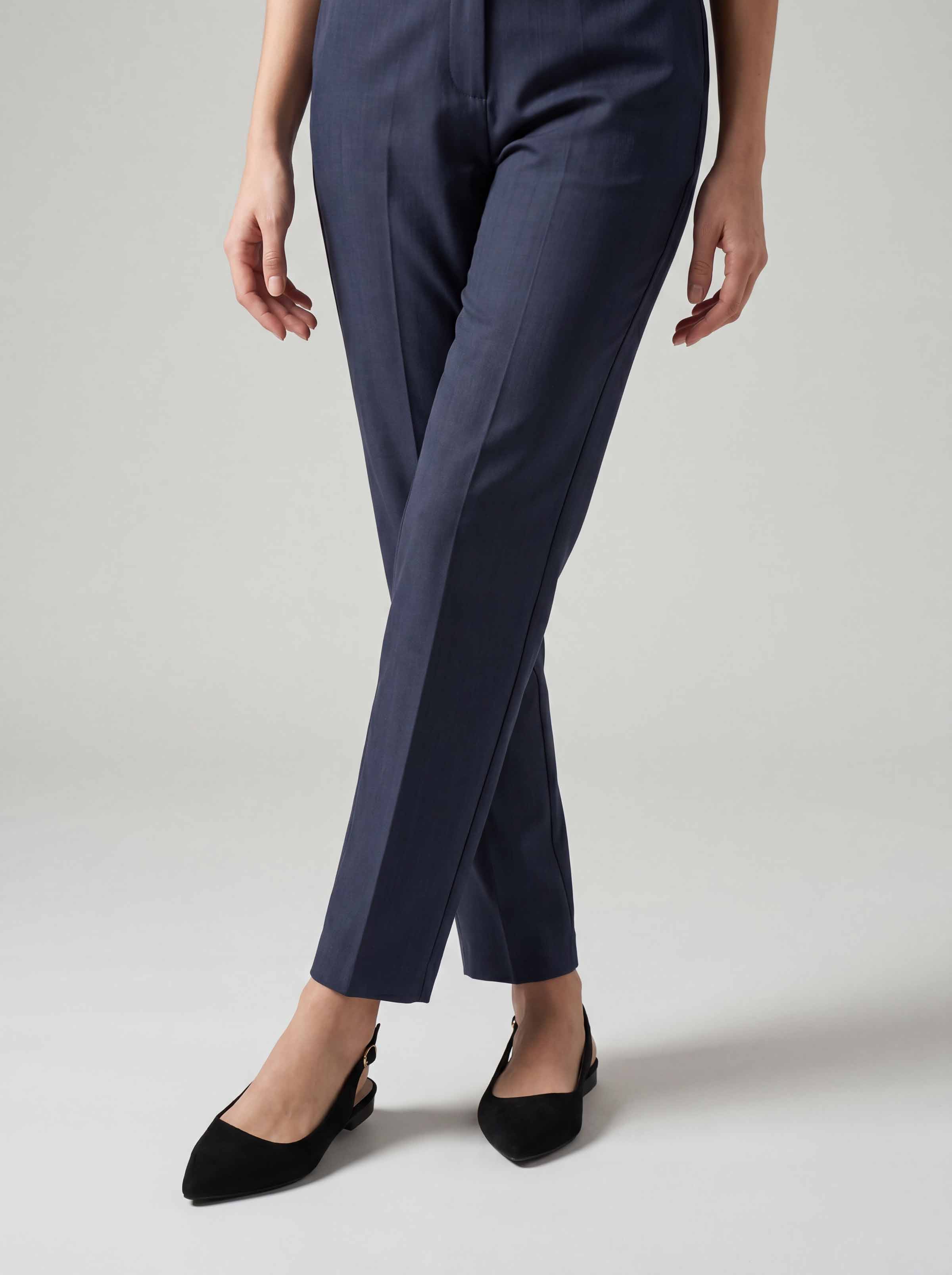 Dyed Pants-Dark Blue