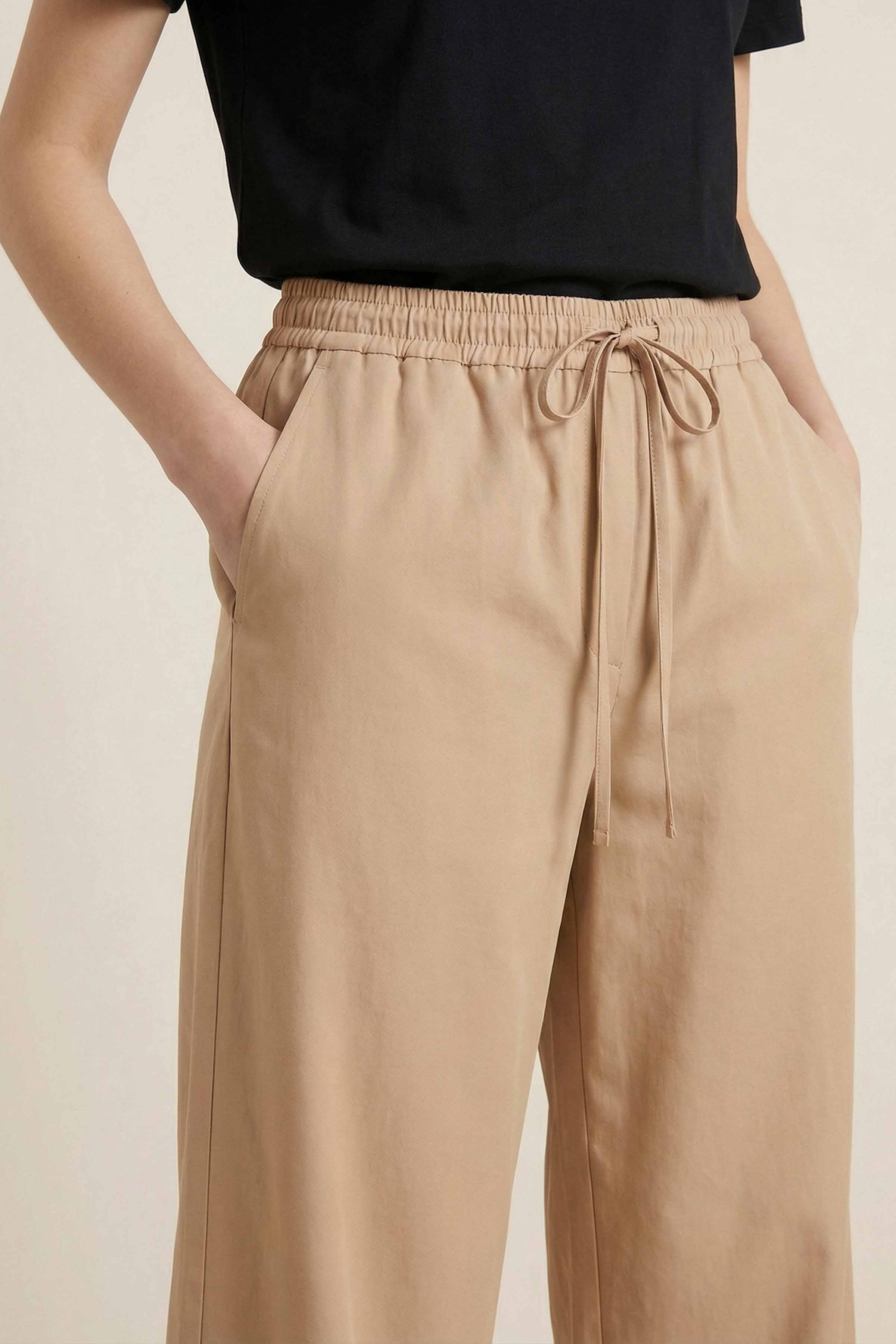 Camel Women Pants-447980129