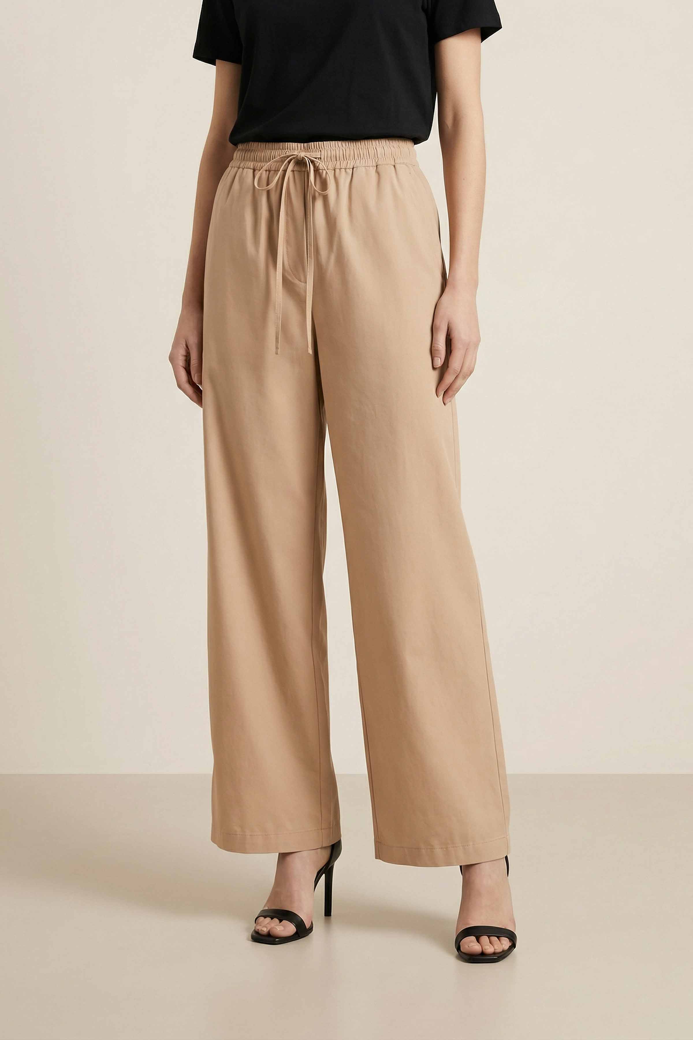 Camel Women Pants-447980129