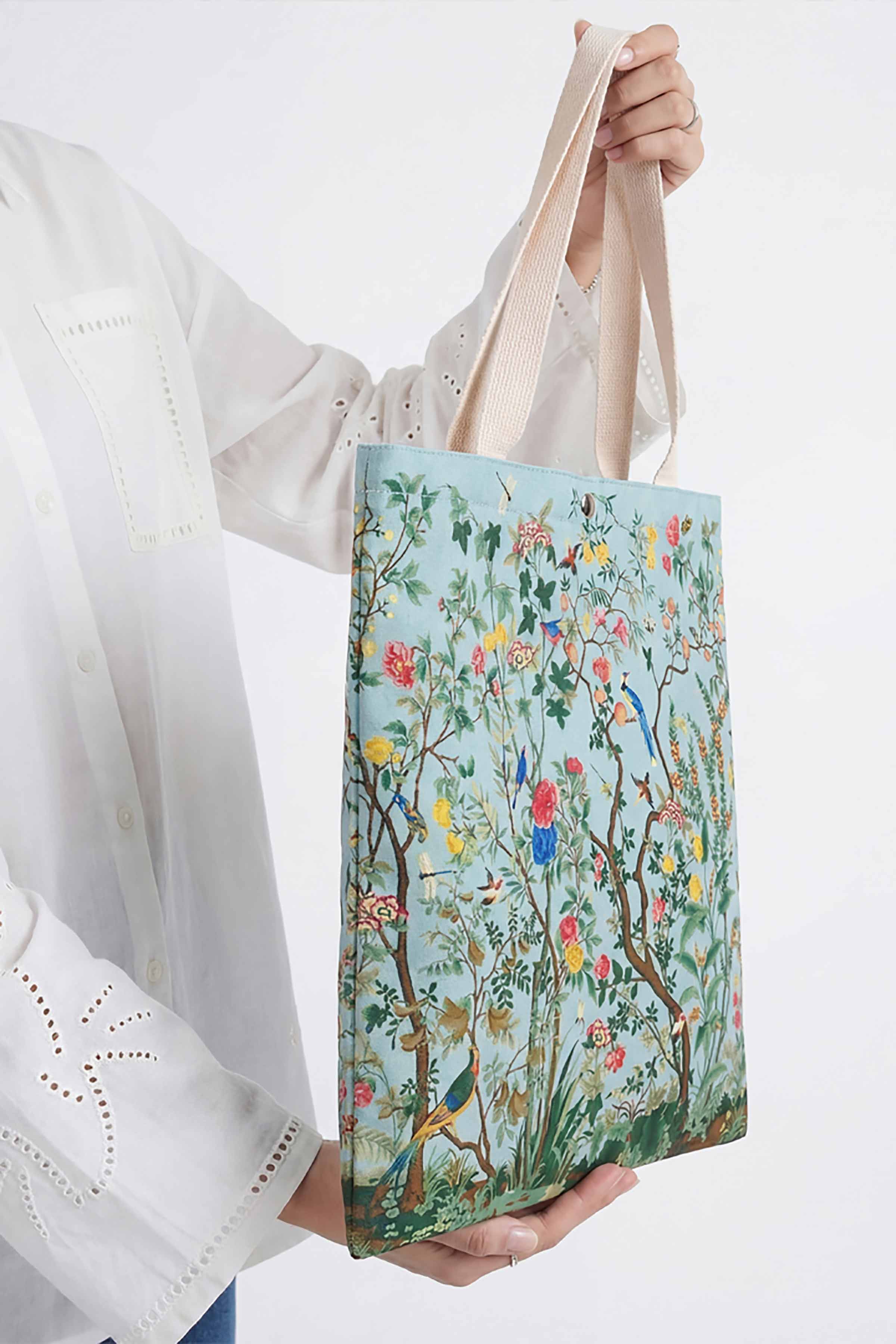 Blue Fabric Bag-448272108