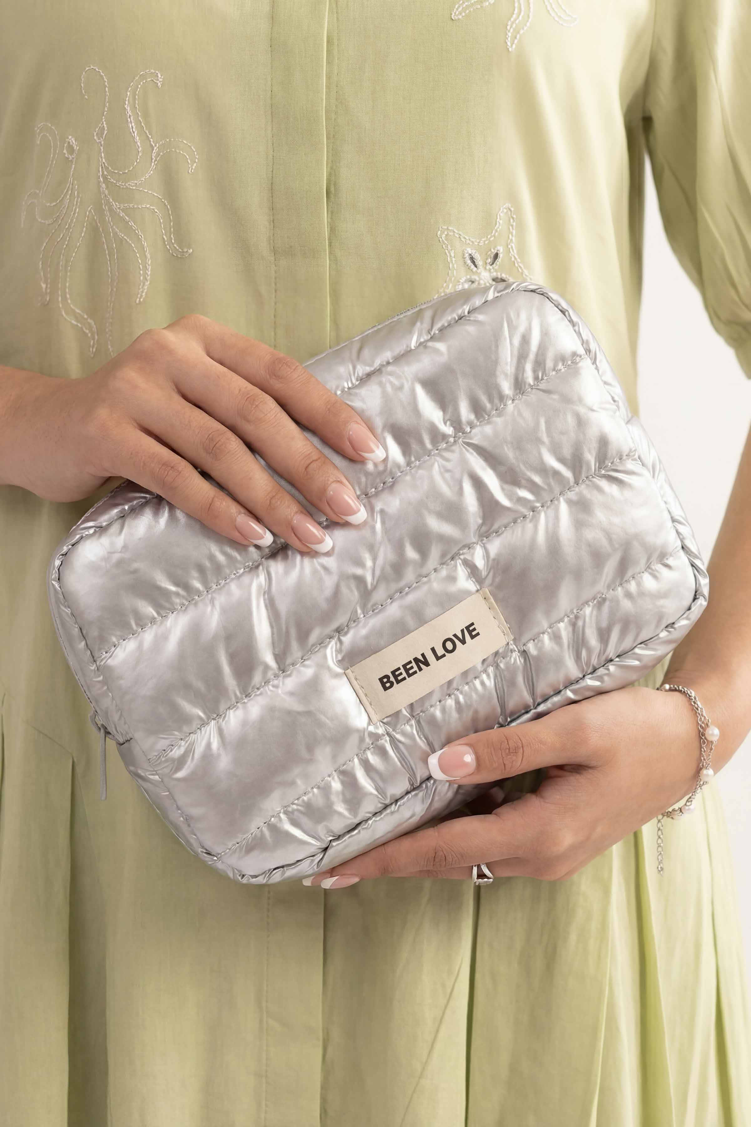 【初期品】Jacquaard Vanity Bag Silver Silver Vanity Bag-448332120