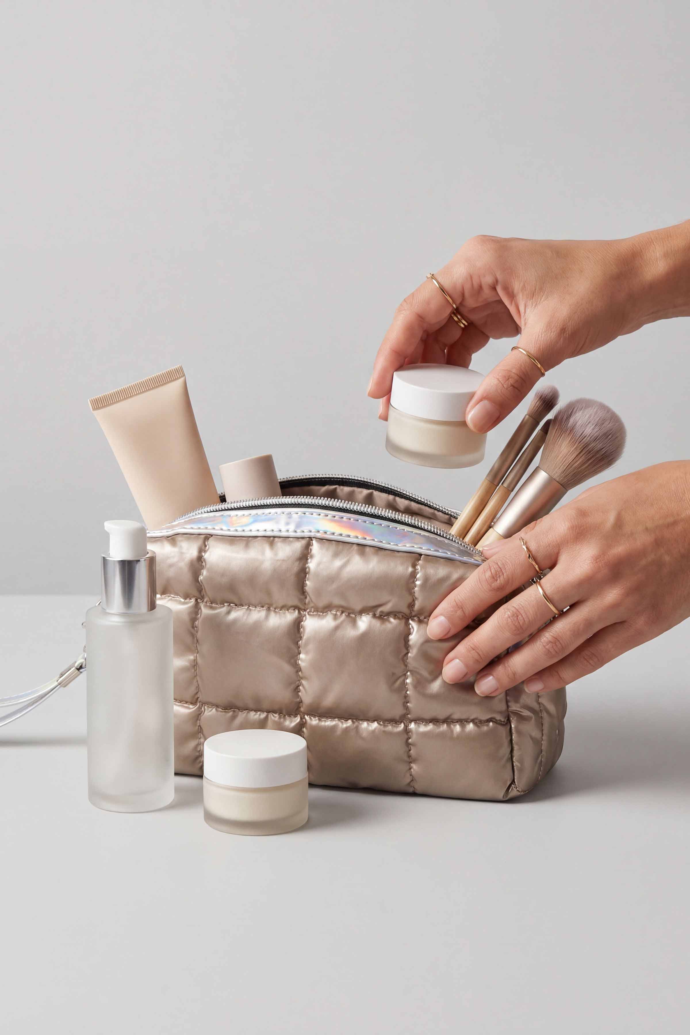 Coffee Vanity Bag-448422117