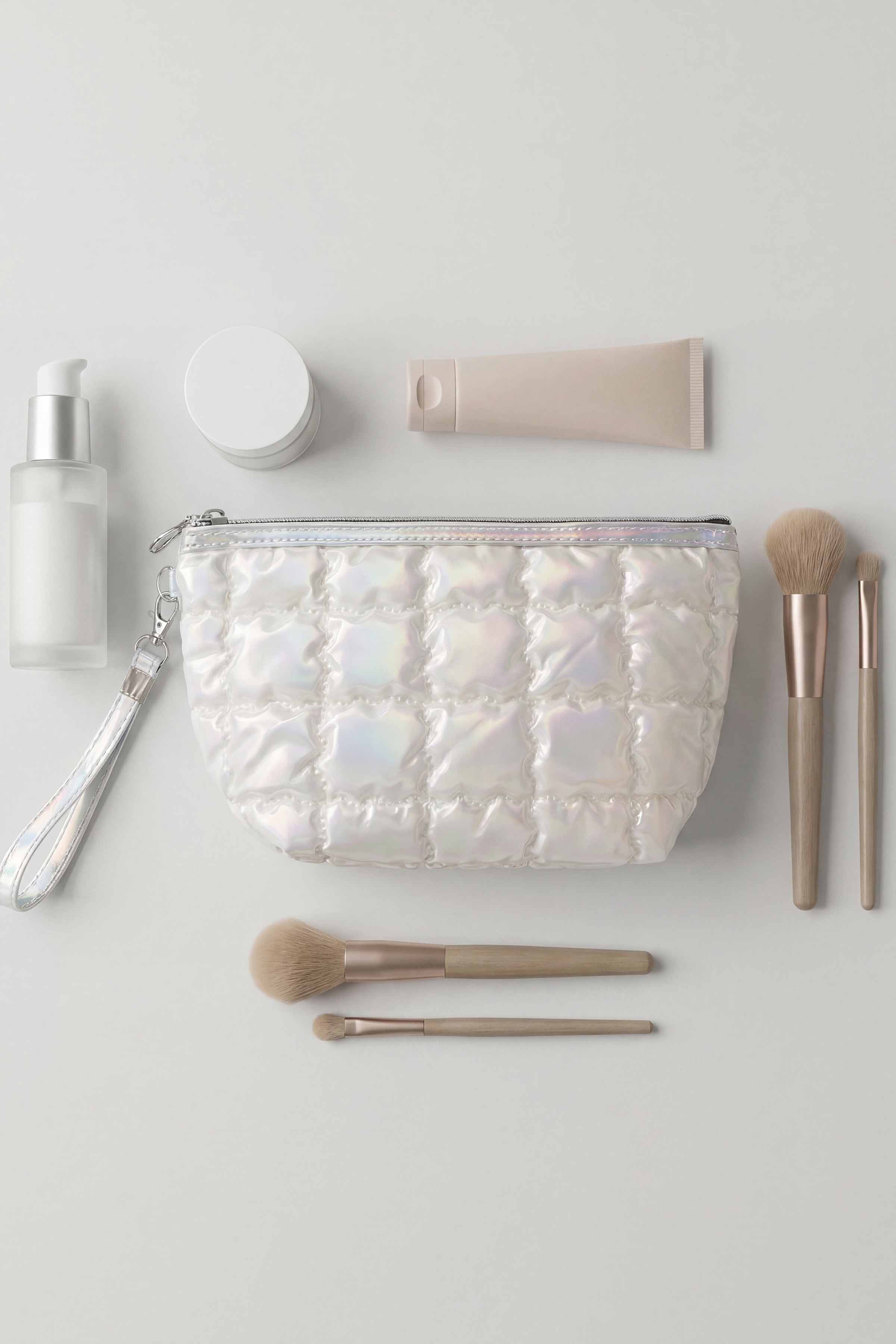 Silver Vanity Bag-448432120