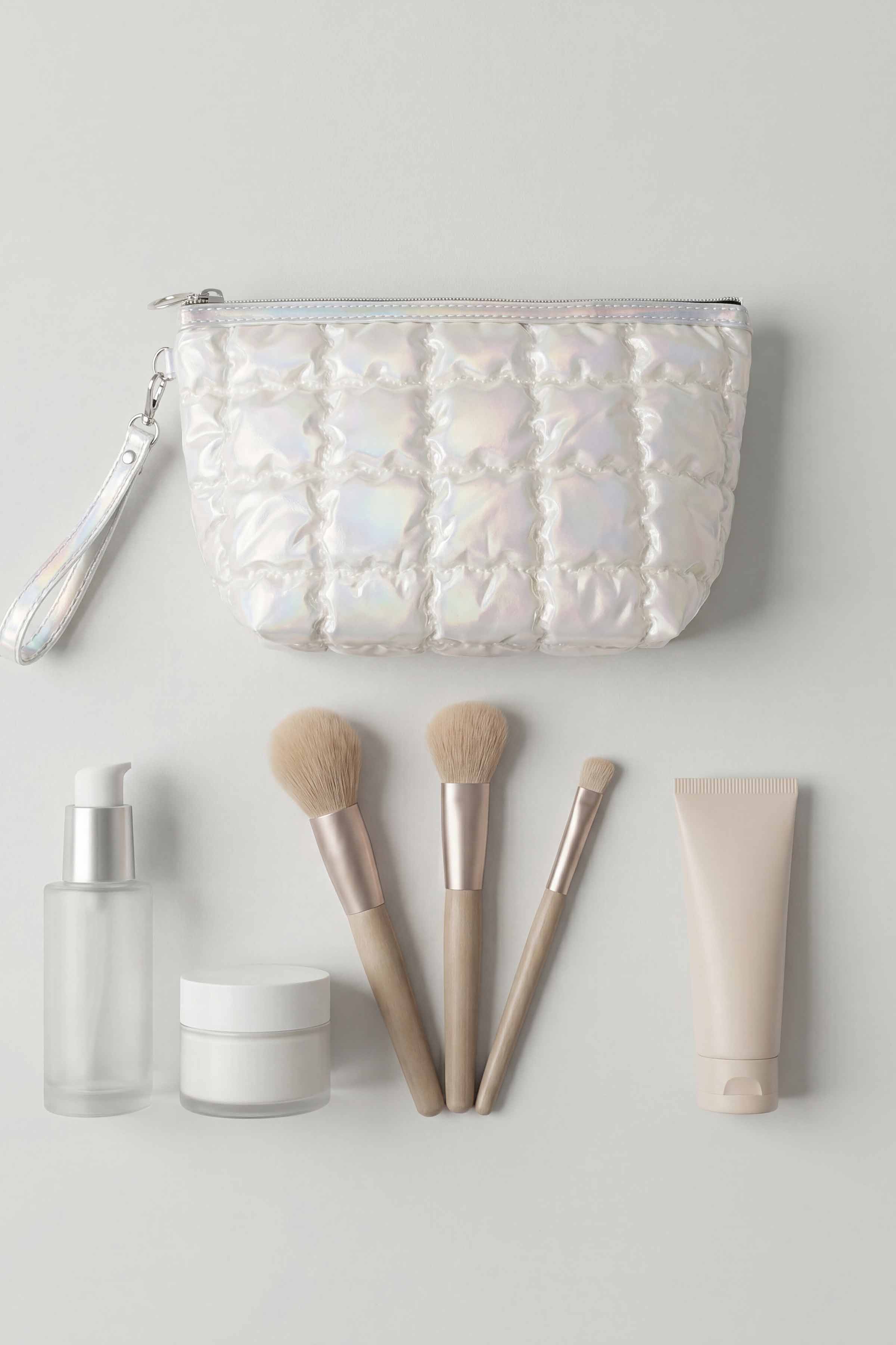 Silver Vanity Bag-448432120