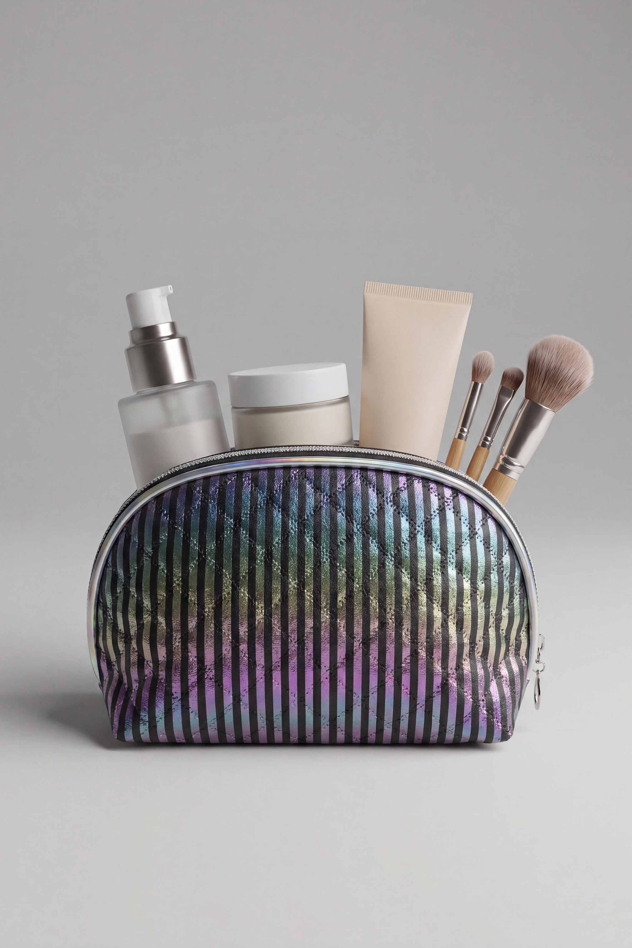 Blue & Purple Vanity Bag-448482108