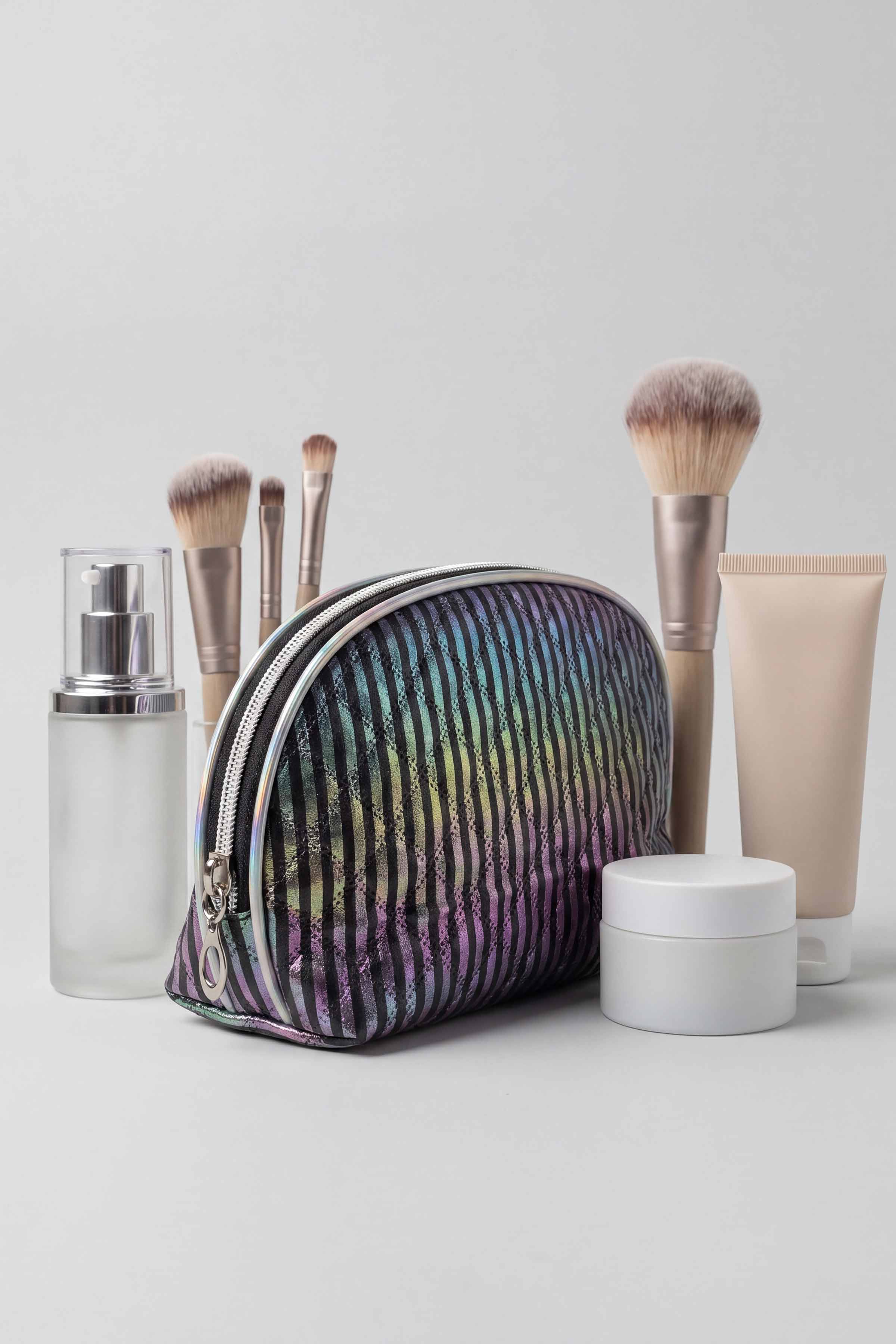 Blue & Purple Vanity Bag-448482108
