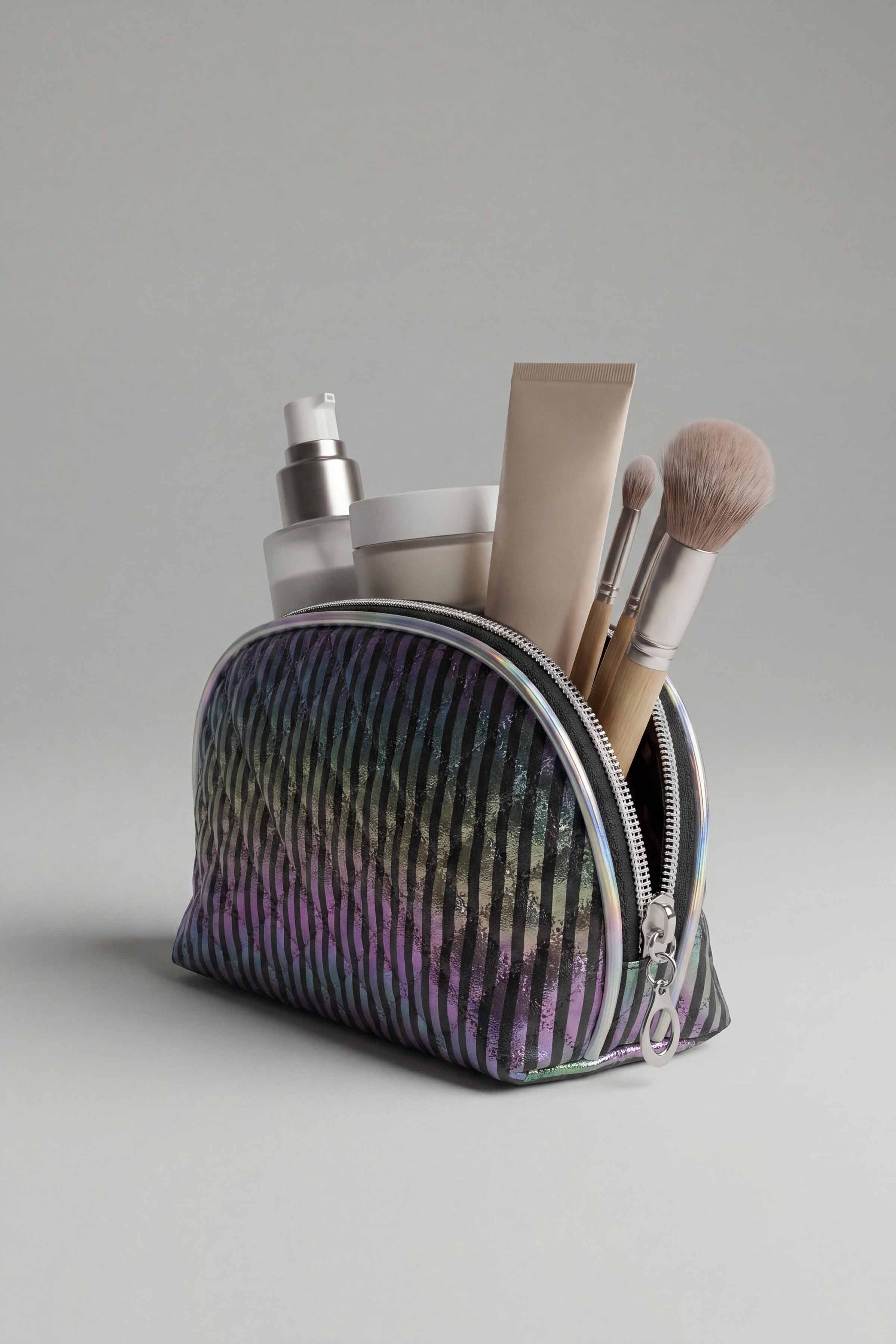 Blue & Purple Vanity Bag-448482108