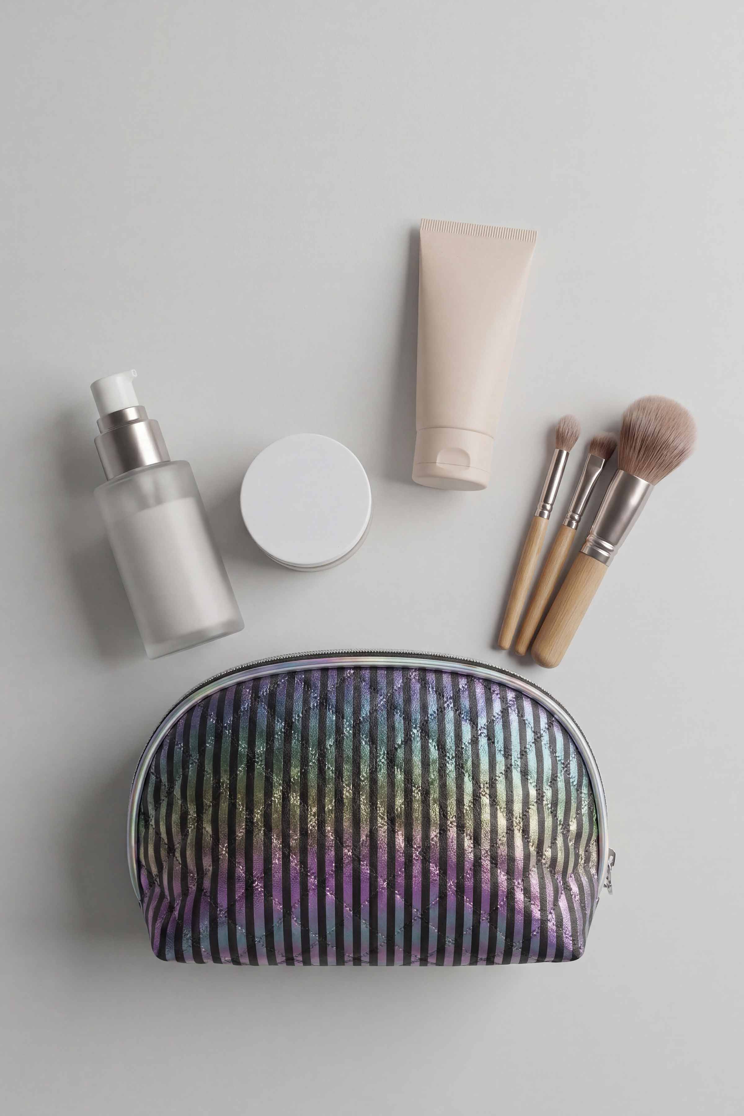 Blue & Purple Vanity Bag-448482108