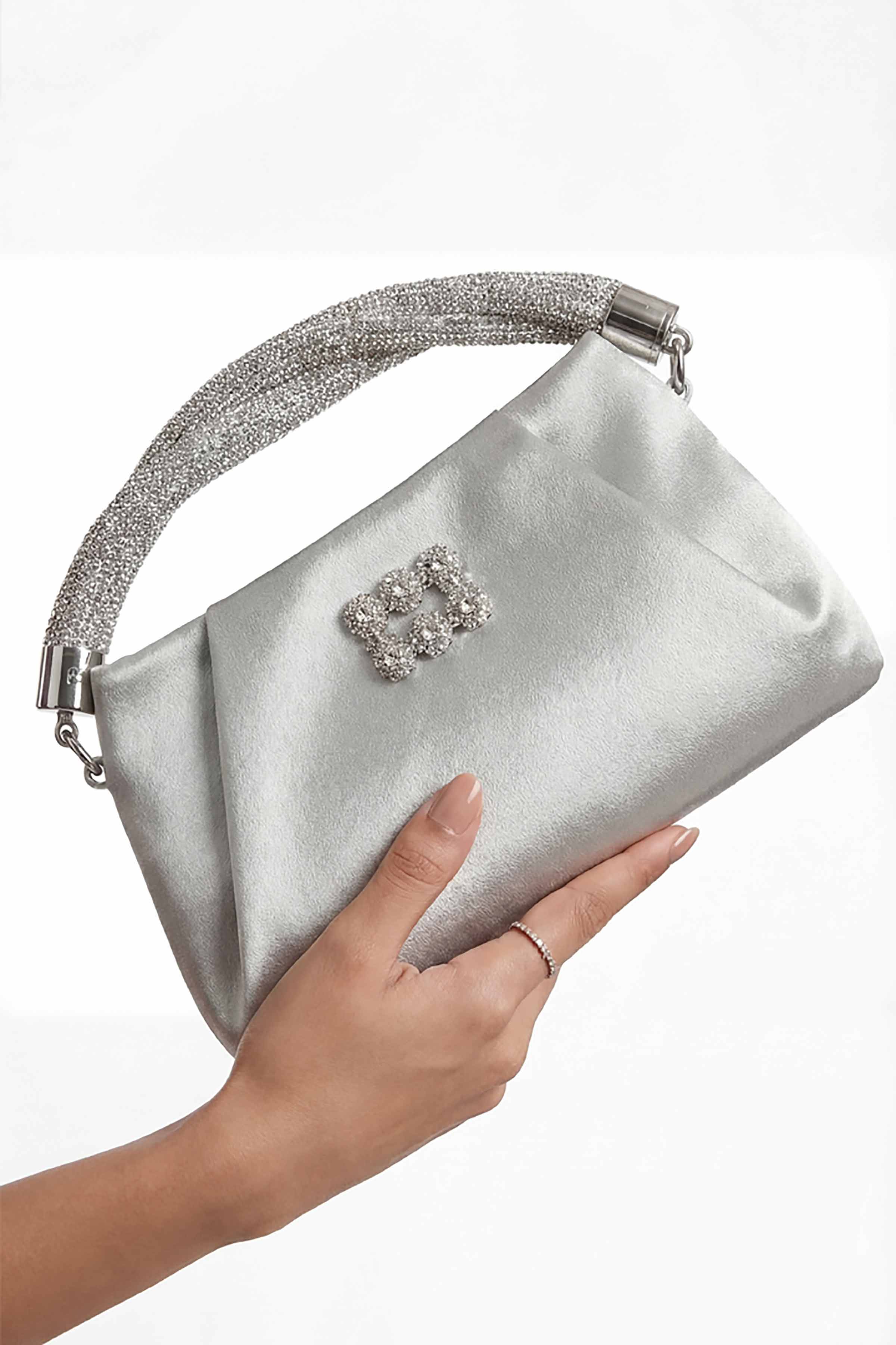 Silver Clutch-448562120