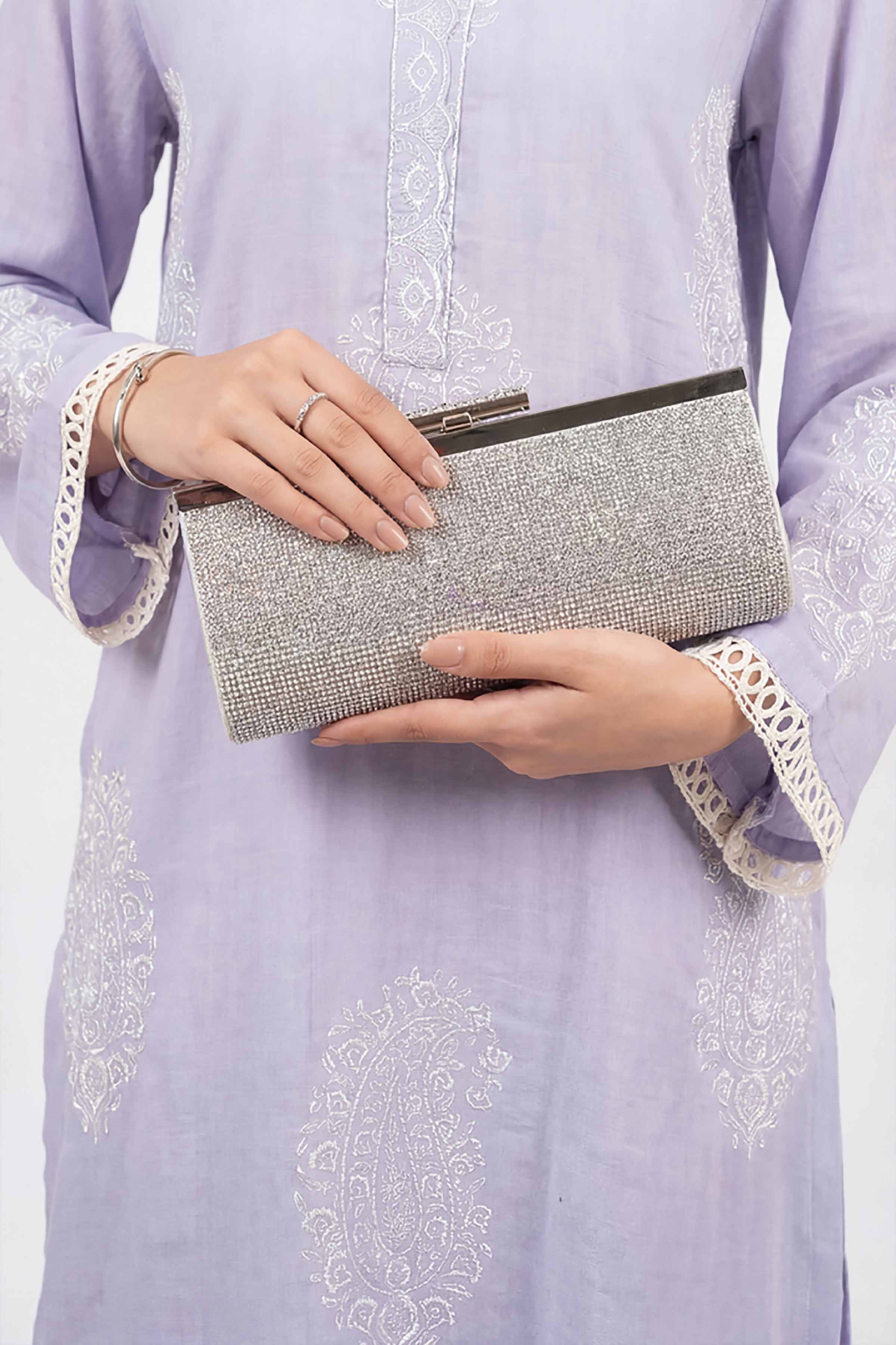 Silver Clutch-448612120