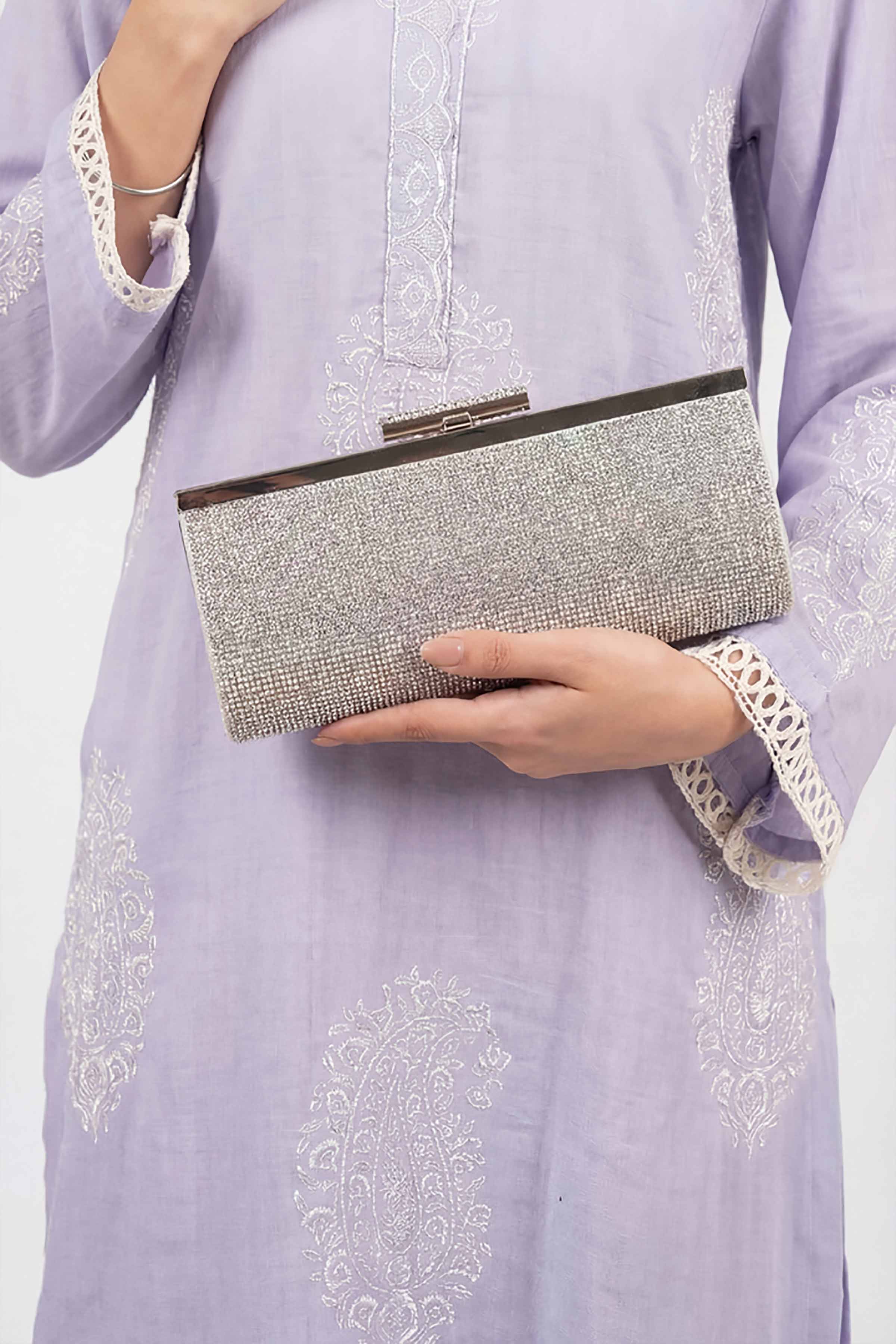 Silver Clutch-448612120