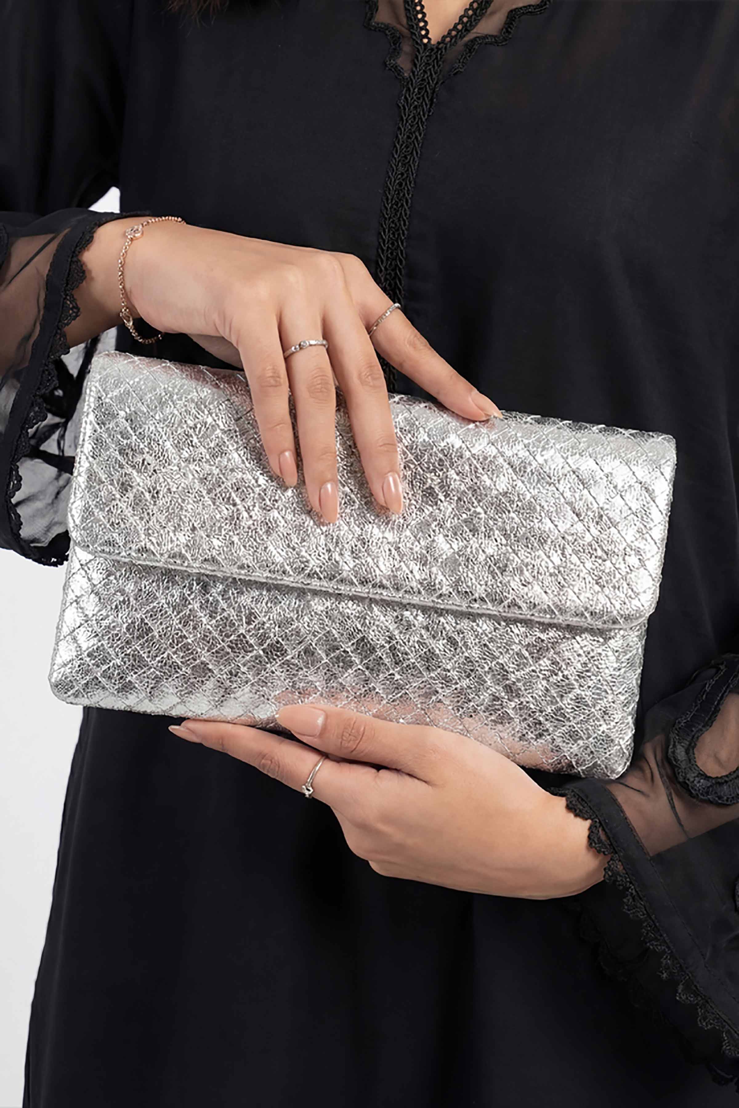 Silver Evening Bag-448792120