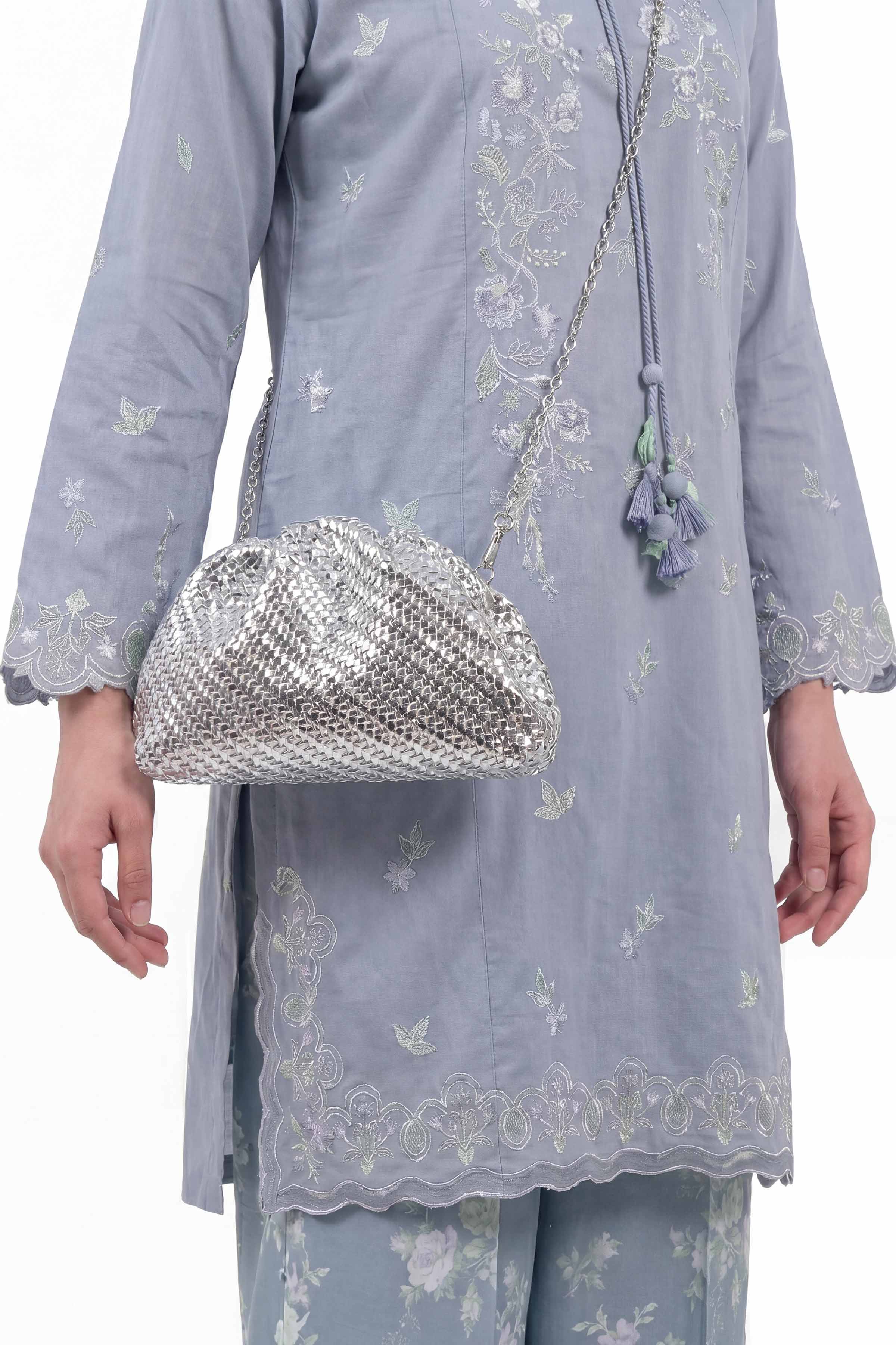 Silver Clutch-448902120