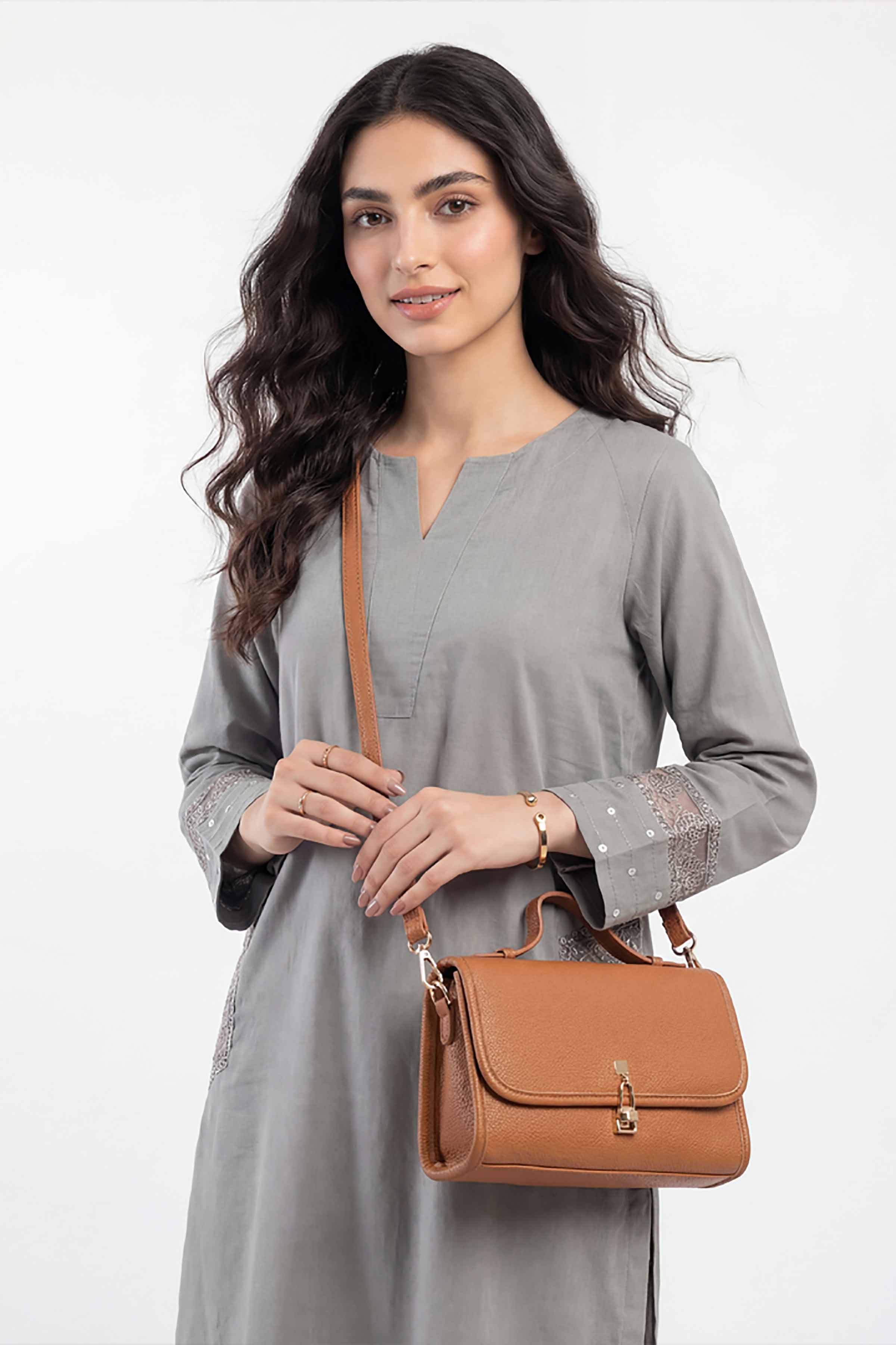 Brown Hand Bag-448952113