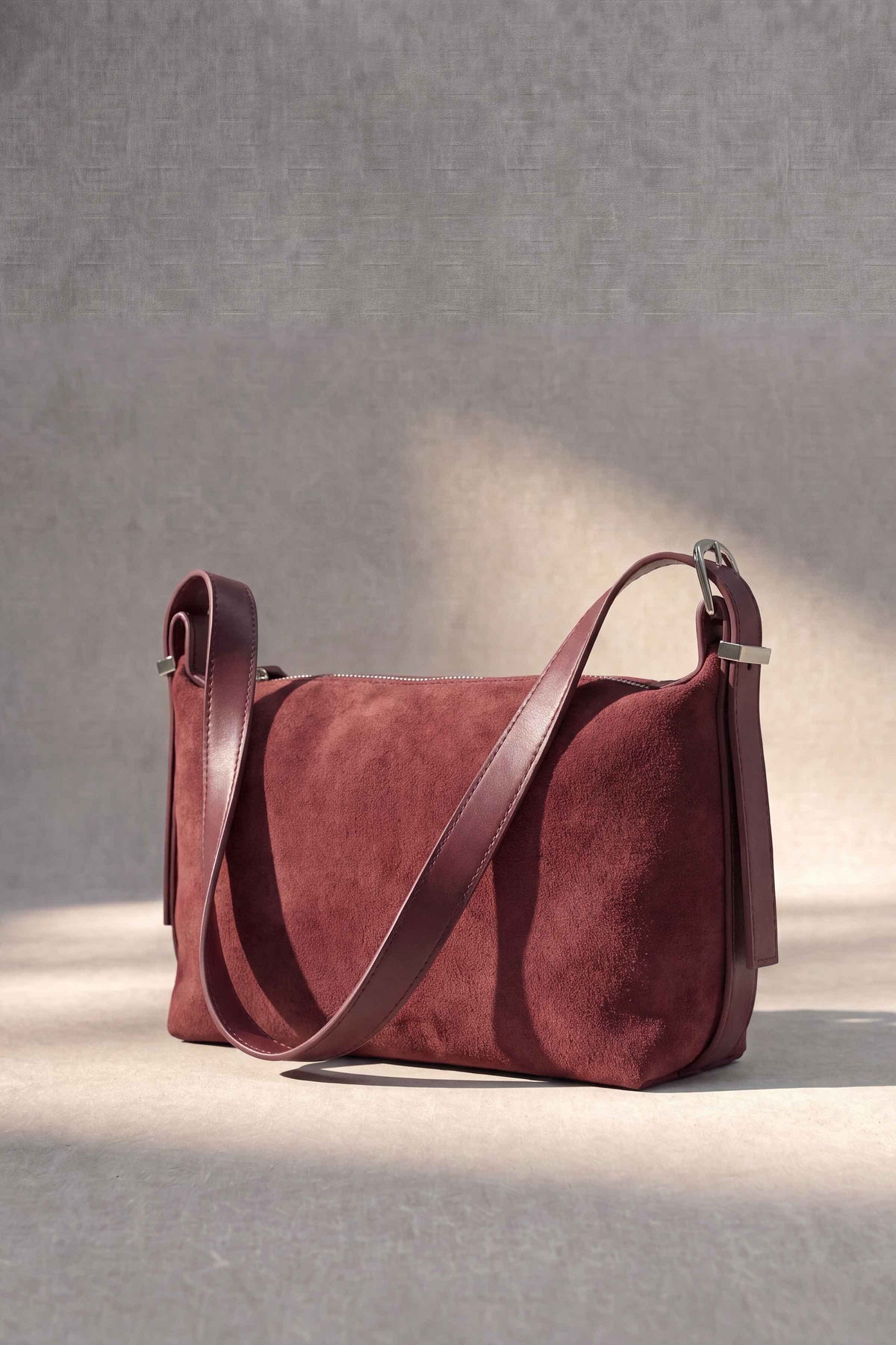 Wine Shoulder Bag-448962122 - for Women - Bag Collection | Nishat | Shop Online