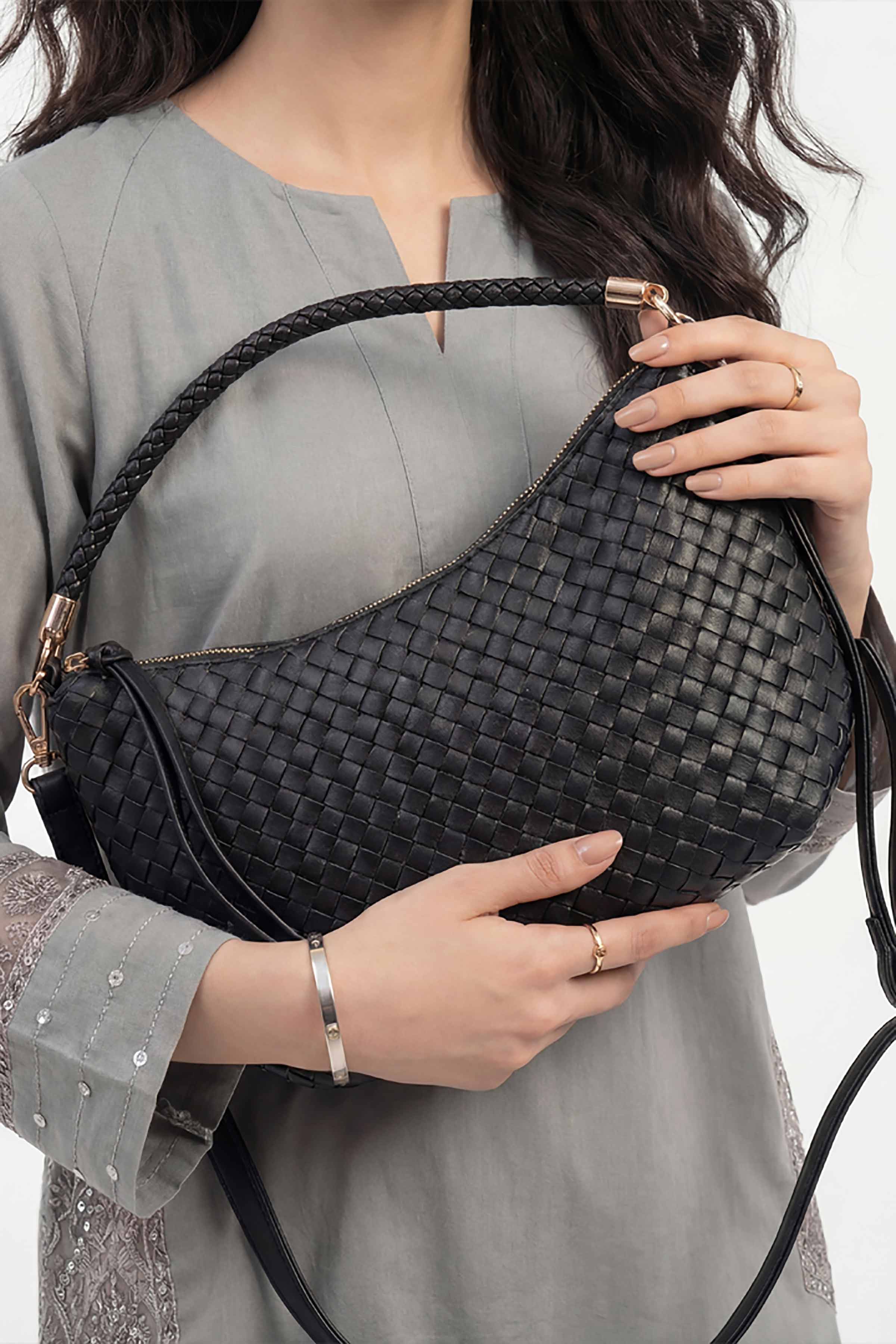 Black Hand Bag-448972103