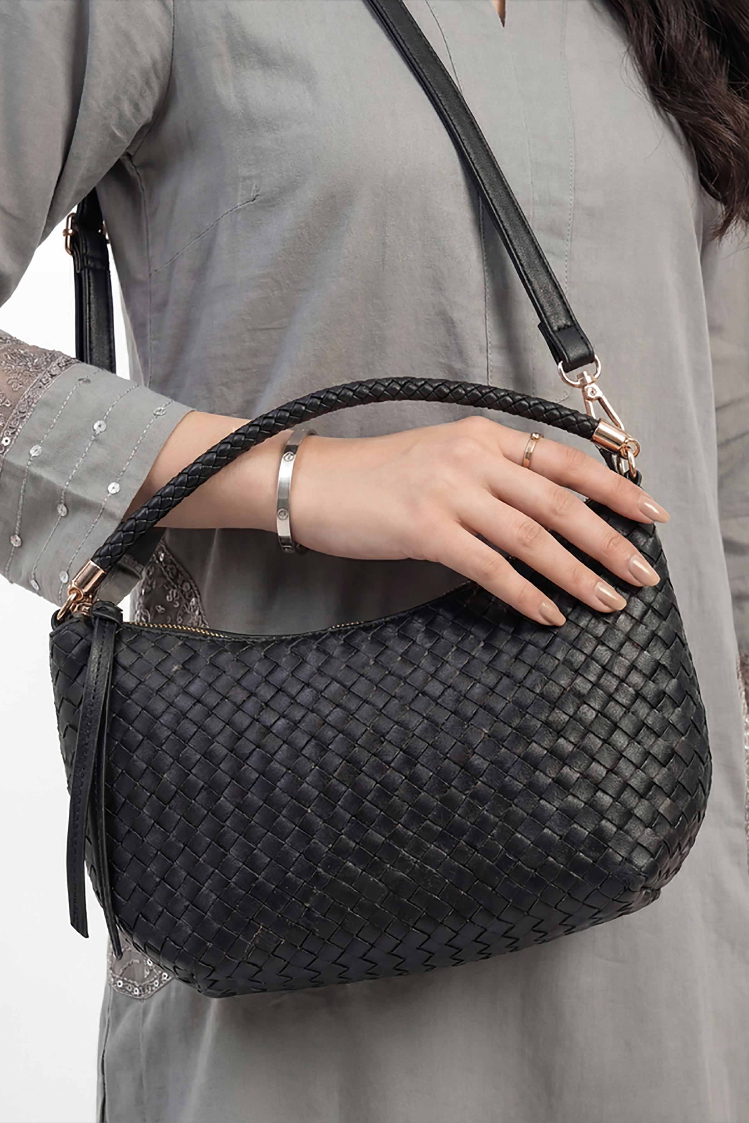 Black Hand Bag-448972103