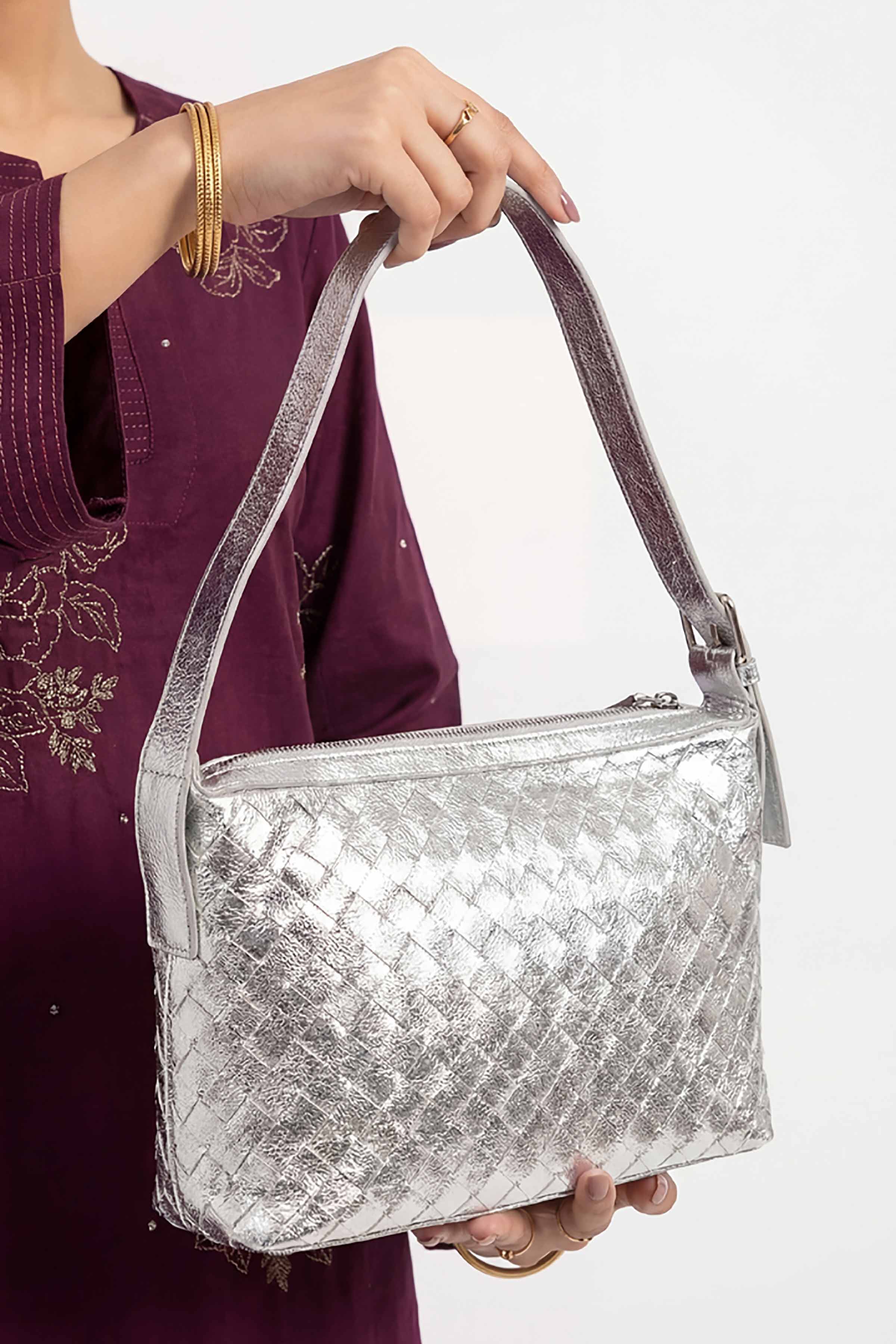 Silver Evening Bag-448982120
