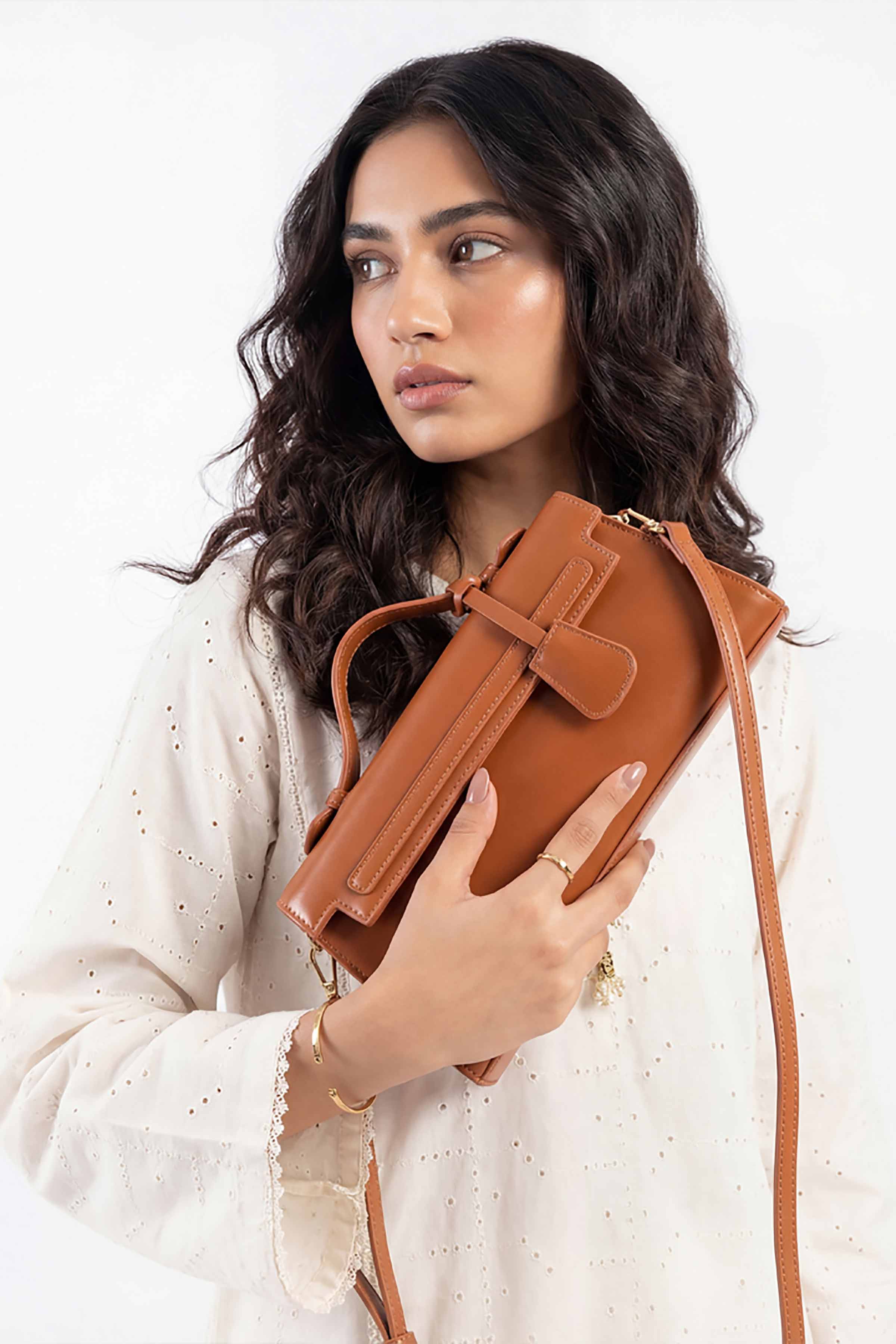 Brown Hand Bag-448992113
