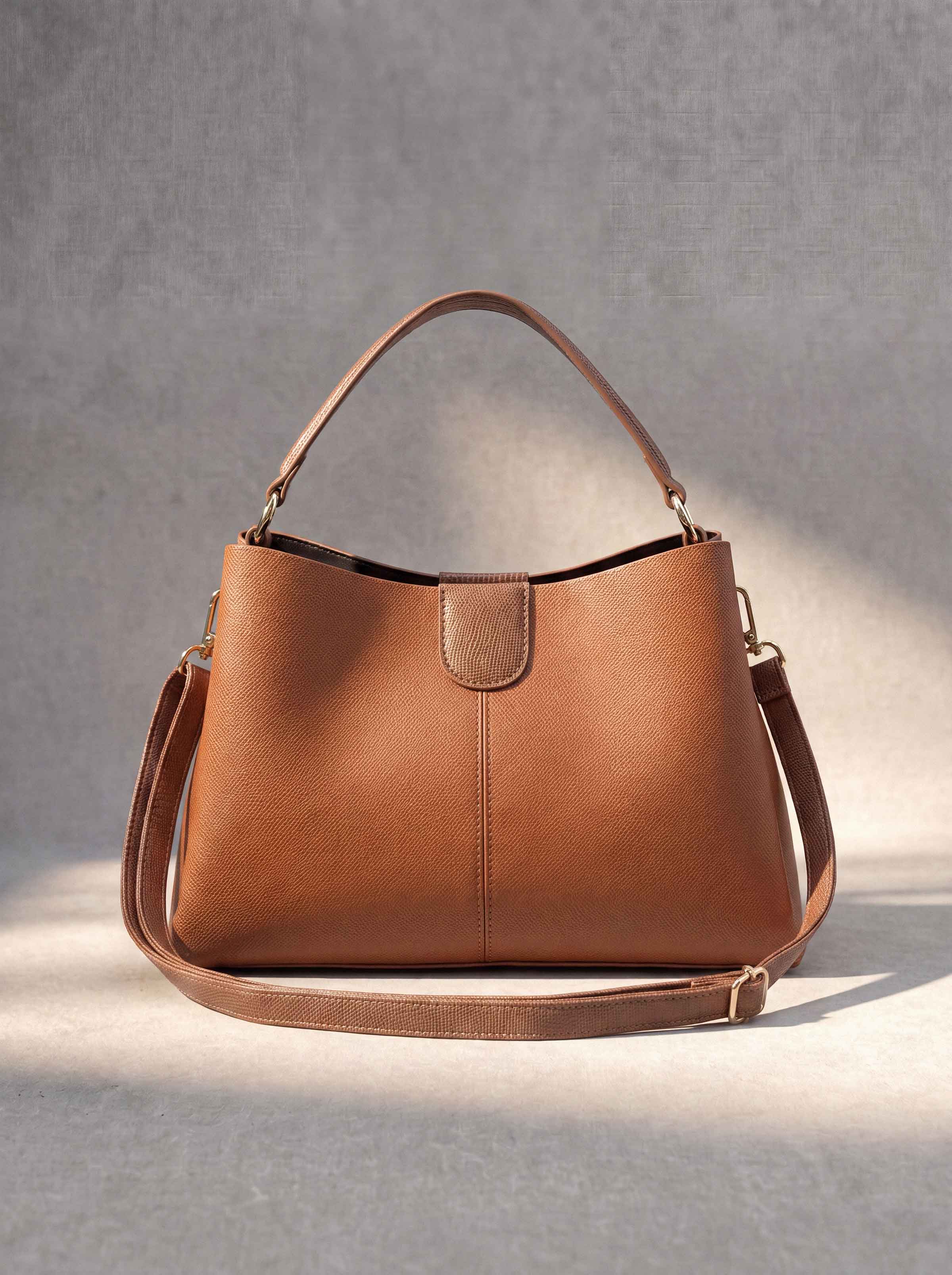 Brown Shoulder Bag-449132113 - for Women - Bag Collection | Nishat | Shop Online