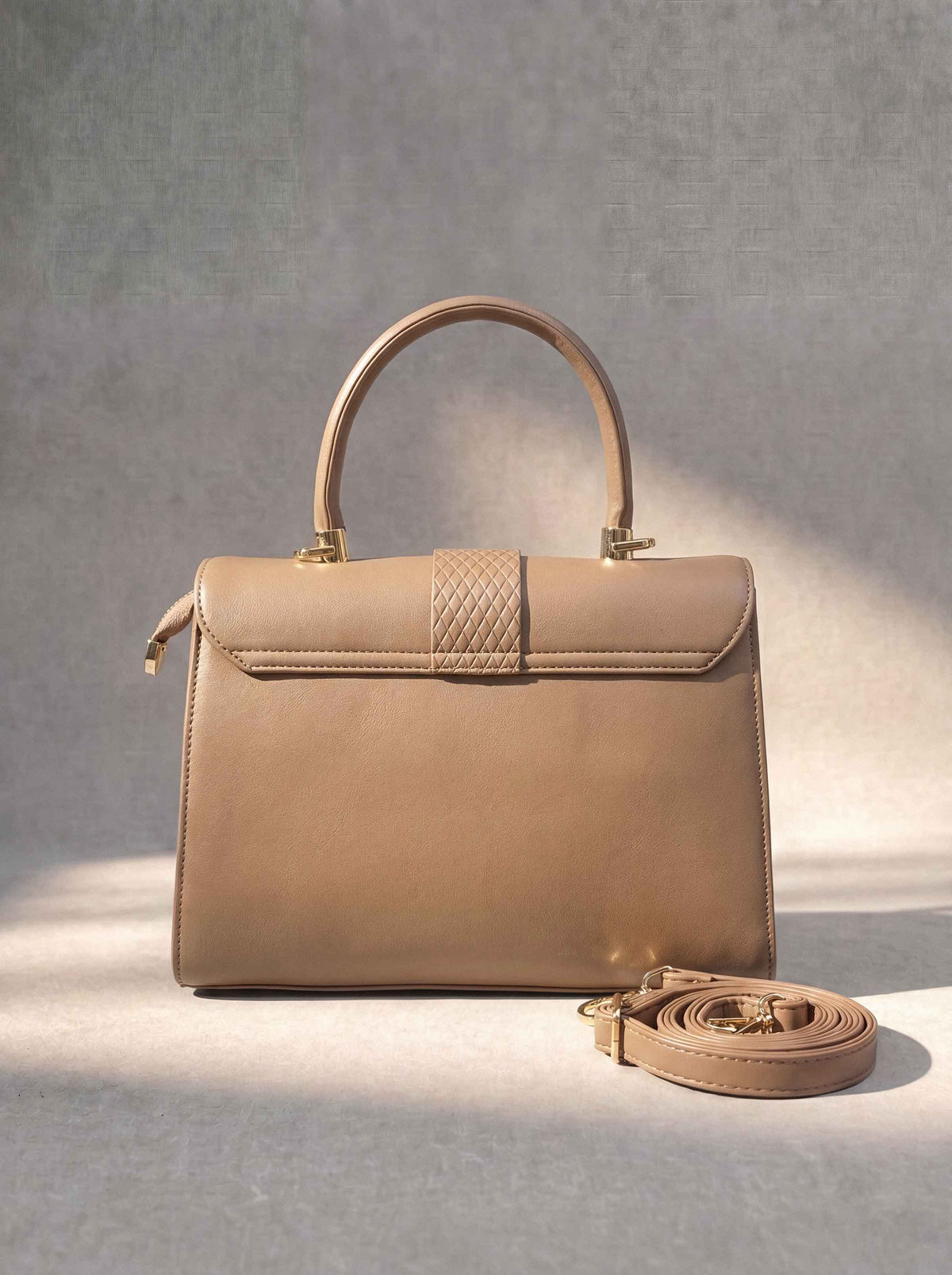 Khaki Shoulder Bag-449142130 - for Women - Bag Collection | Nishat | Shop Online