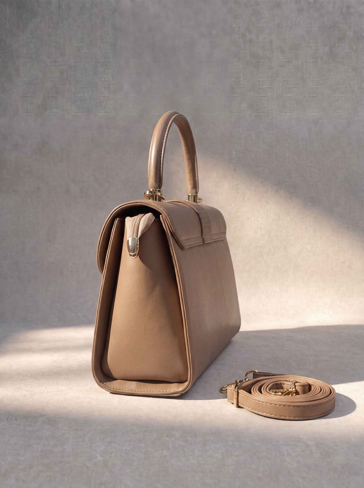Khaki Shoulder Bag-449142130 - for Women - Bag Collection | Nishat | Shop Online